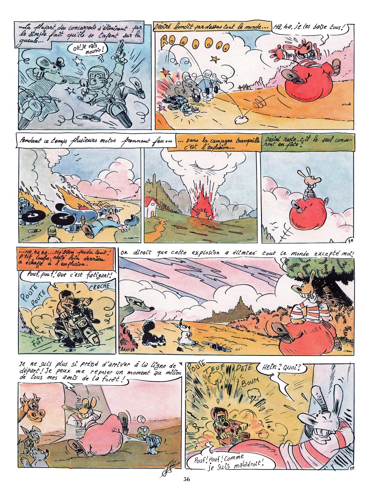 Rigolo ! 03 -  Scandale au Bol dOr, le scooter rose triomphe ! numero d'image 57