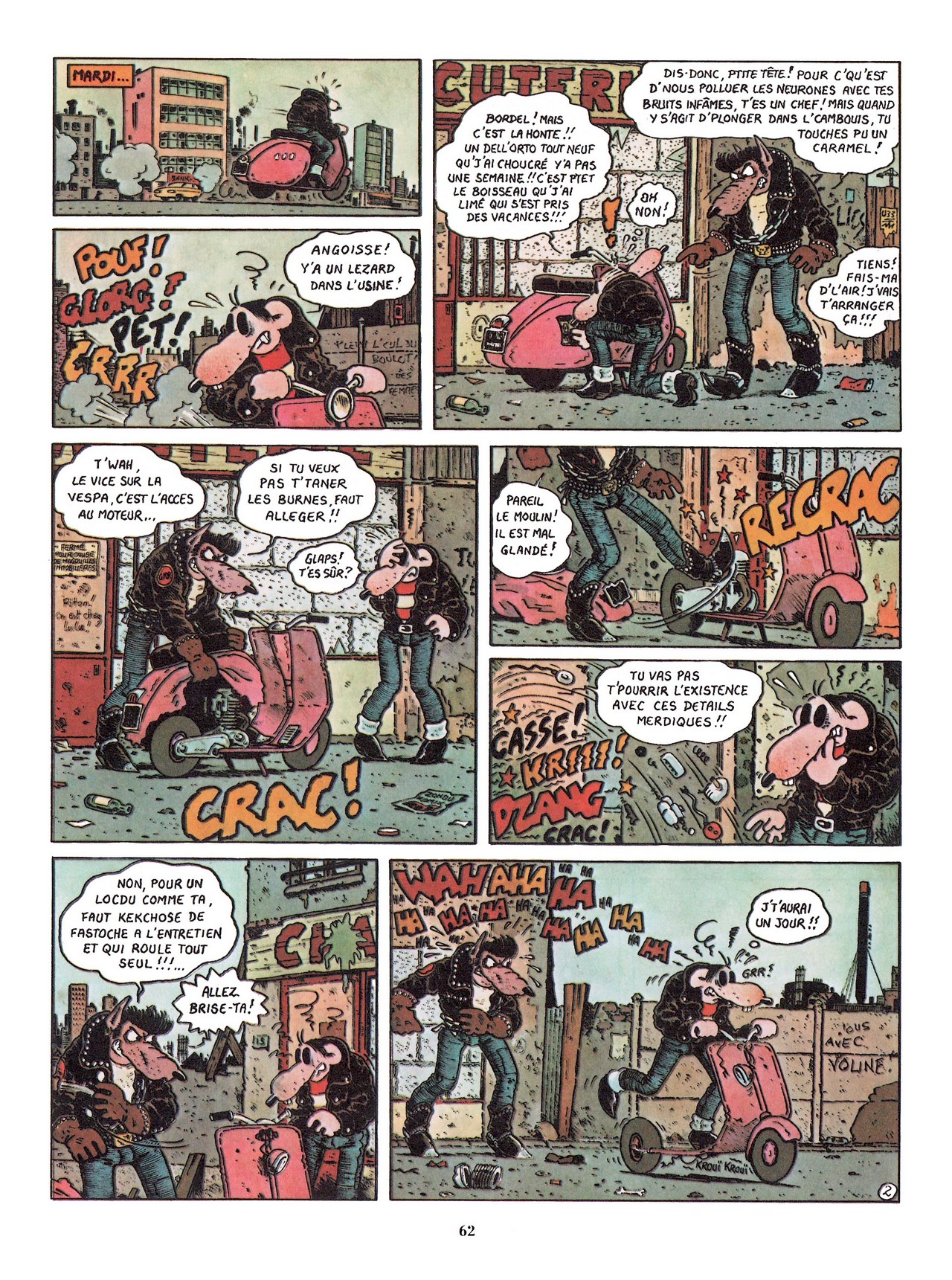 Rigolo ! 03 -  Scandale au Bol dOr, le scooter rose triomphe ! numero d'image 63