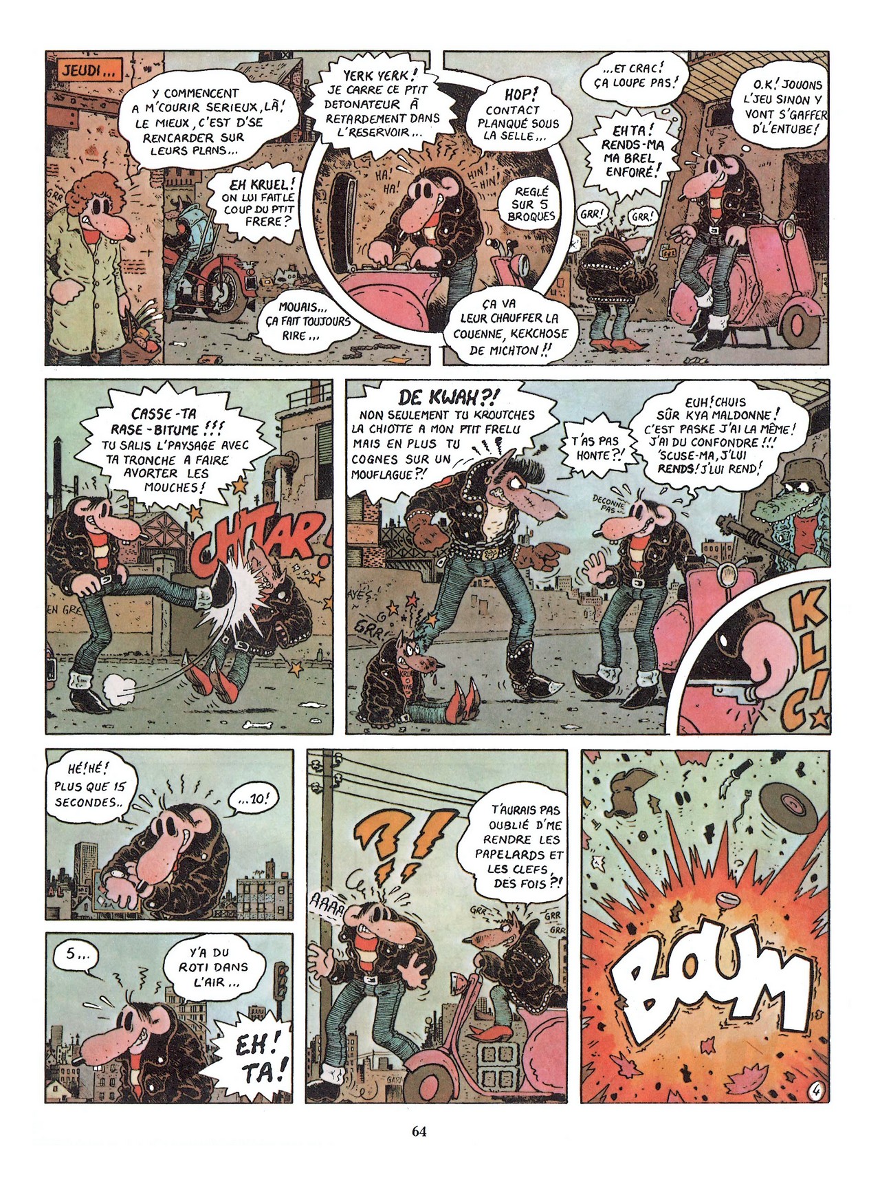 Rigolo ! 03 -  Scandale au Bol dOr, le scooter rose triomphe ! numero d'image 65