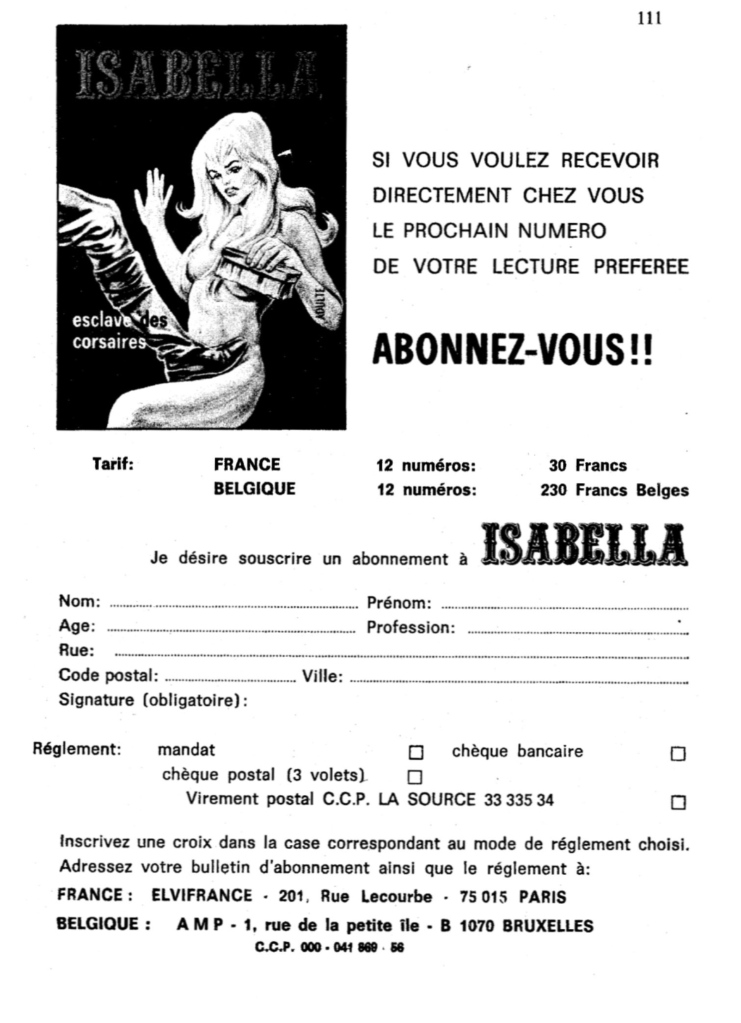 Isabella, la Duchesse du Diable - T083 - Ignoble chantage numero d'image 111