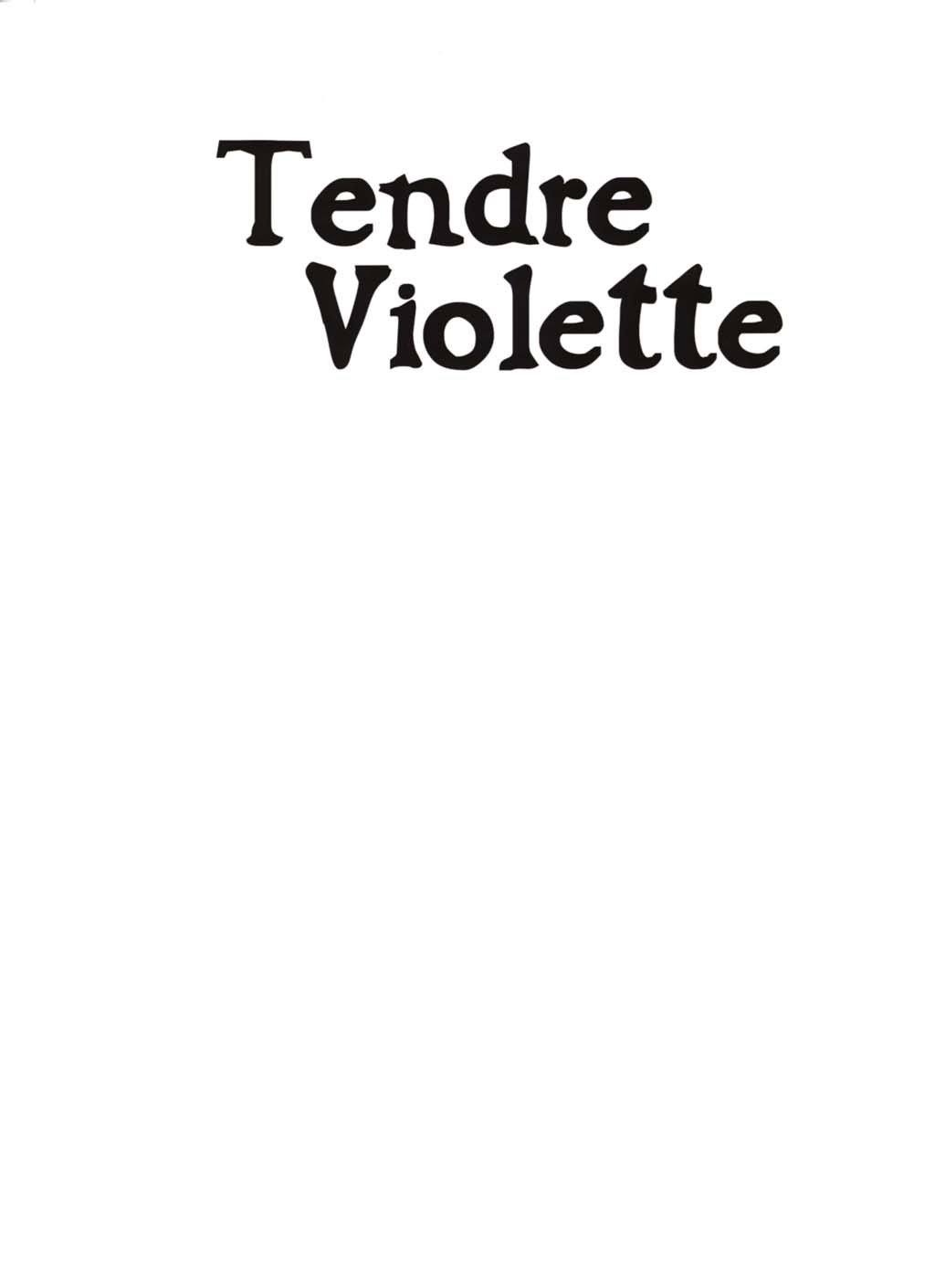 Tendre Violette - T03 - Malmaison numero d'image 1