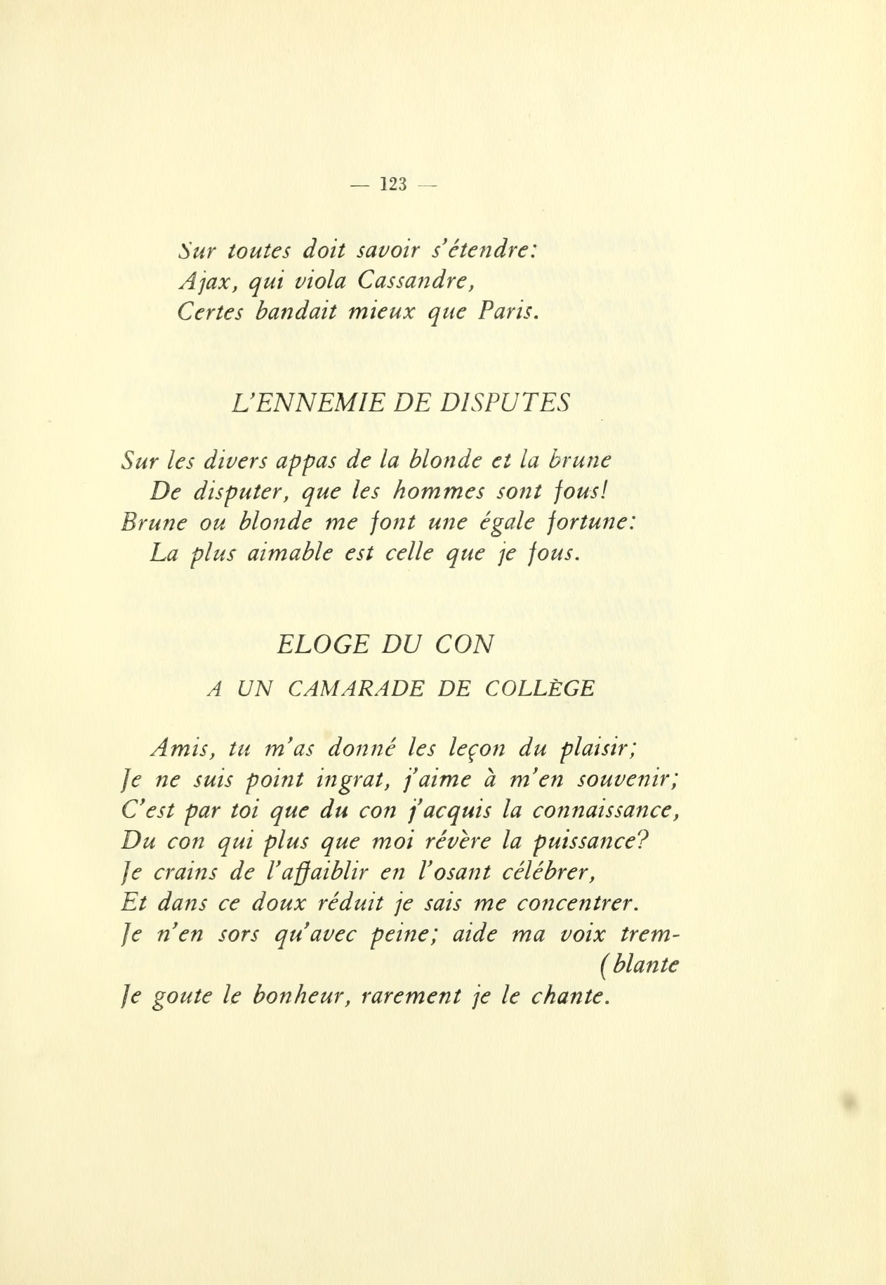LArétin français : par un membre de lAcadémie des dames ... Sur la copie à Londres, 1782 numero d'image 132