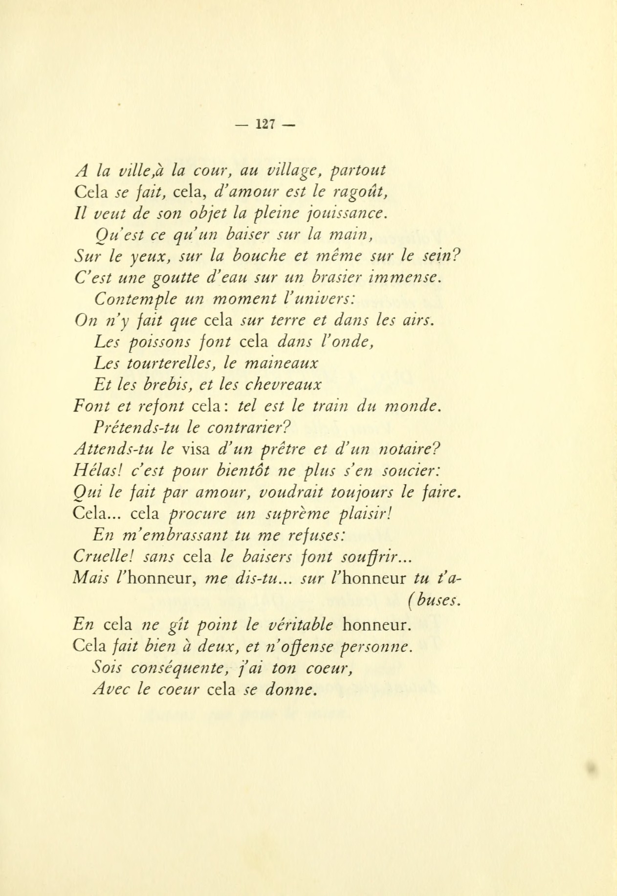 LArétin français : par un membre de lAcadémie des dames ... Sur la copie à Londres, 1782 numero d'image 136