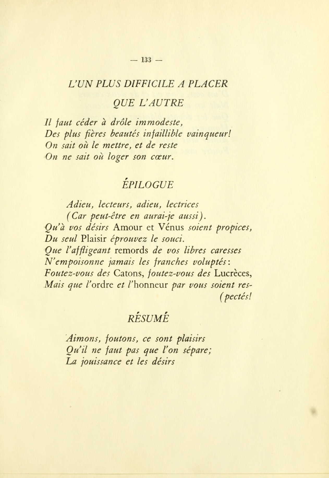 LArétin français : par un membre de lAcadémie des dames ... Sur la copie à Londres, 1782 numero d'image 142
