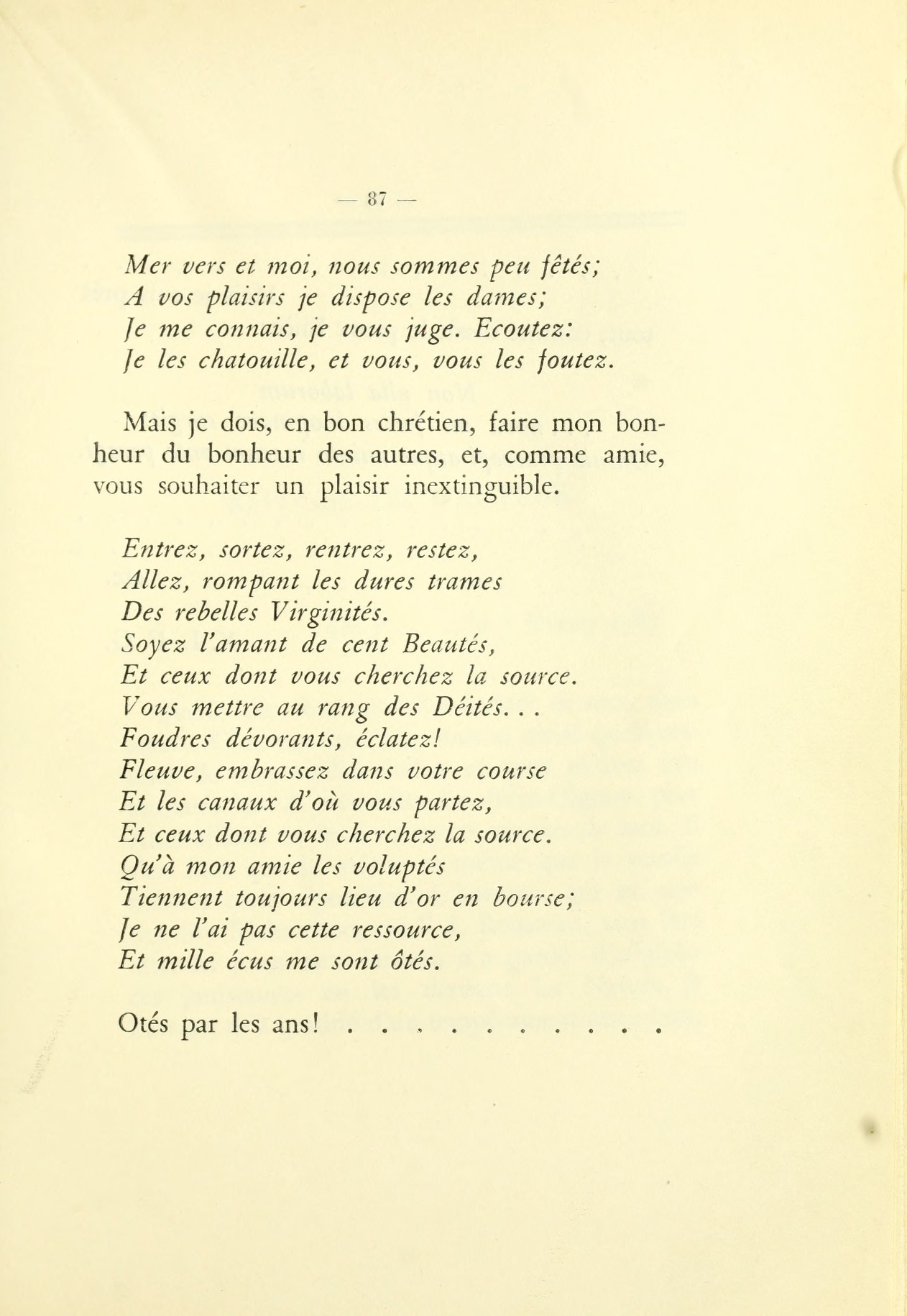 LArétin français : par un membre de lAcadémie des dames ... Sur la copie à Londres, 1782 numero d'image 94