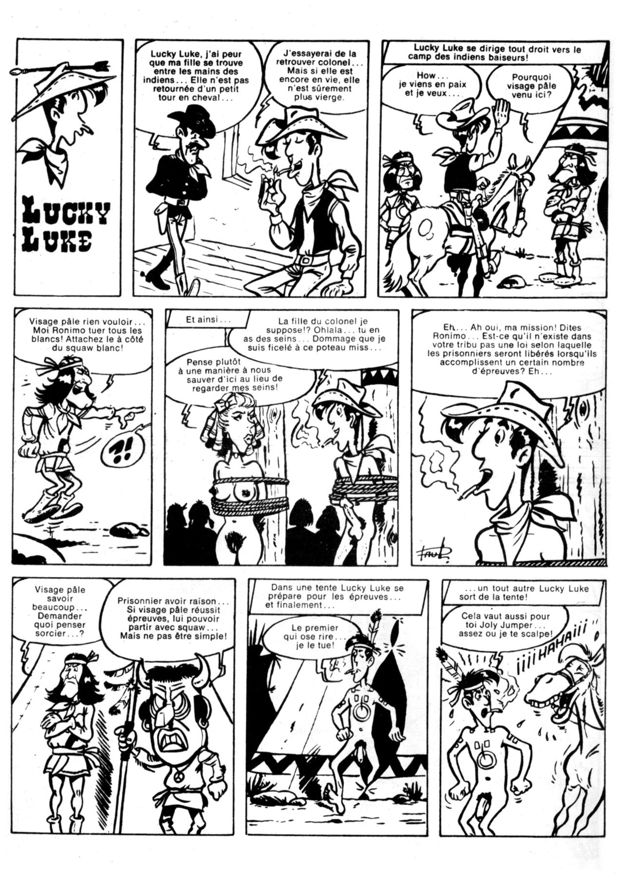 Schuurmans Les aventures sexuelles de Lucky Luke numero d'image 9