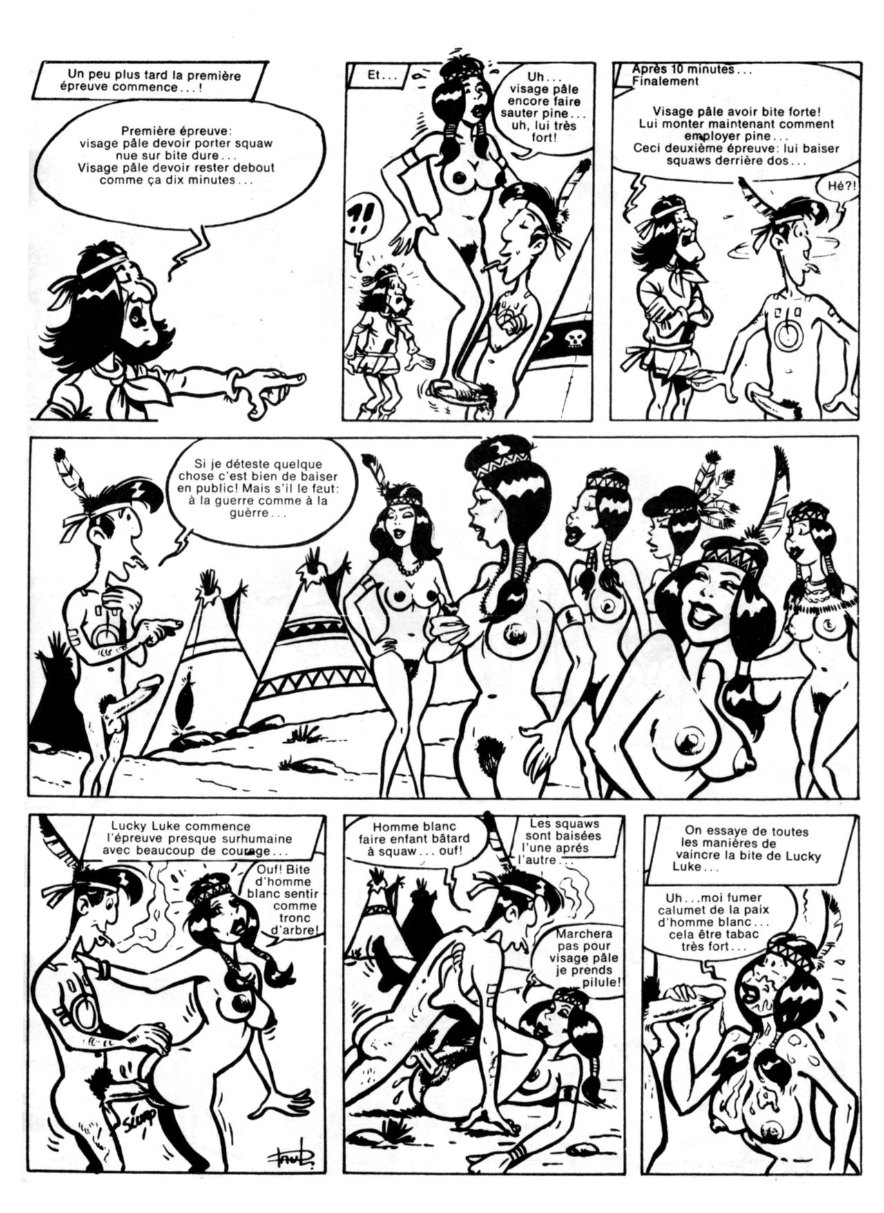 Schuurmans Les aventures sexuelles de Lucky Luke numero d'image 10