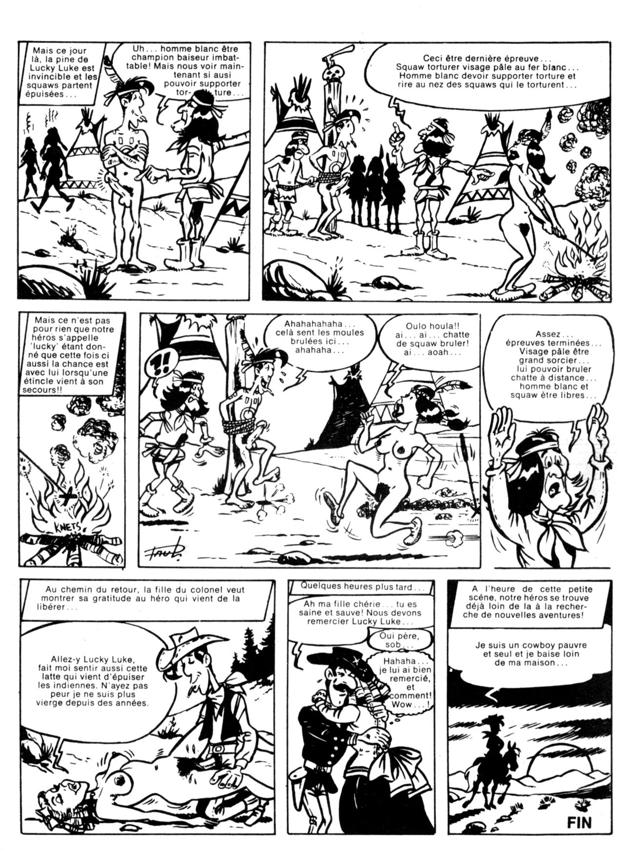 Schuurmans Les aventures sexuelles de Lucky Luke numero d'image 11