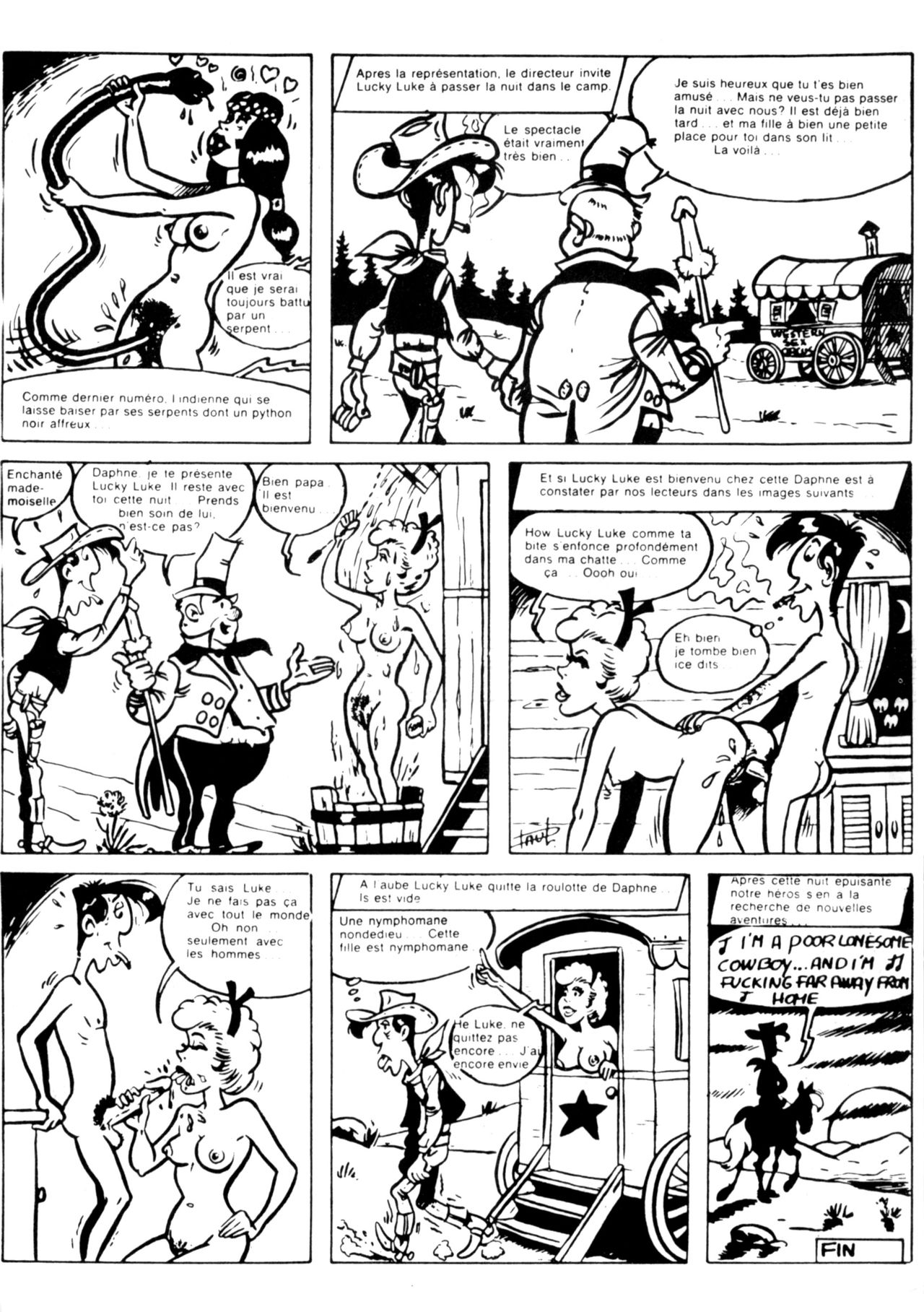 Schuurmans Les aventures sexuelles de Lucky Luke numero d'image 18