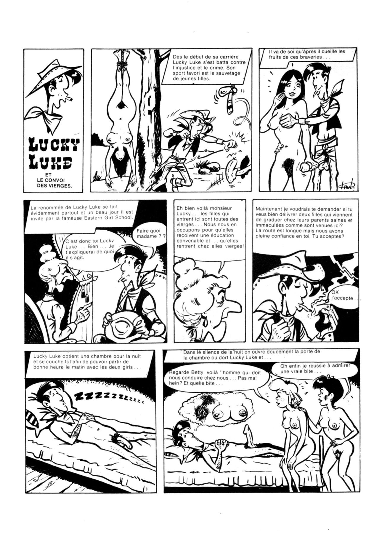 Schuurmans Les aventures sexuelles de Lucky Luke numero d'image 19