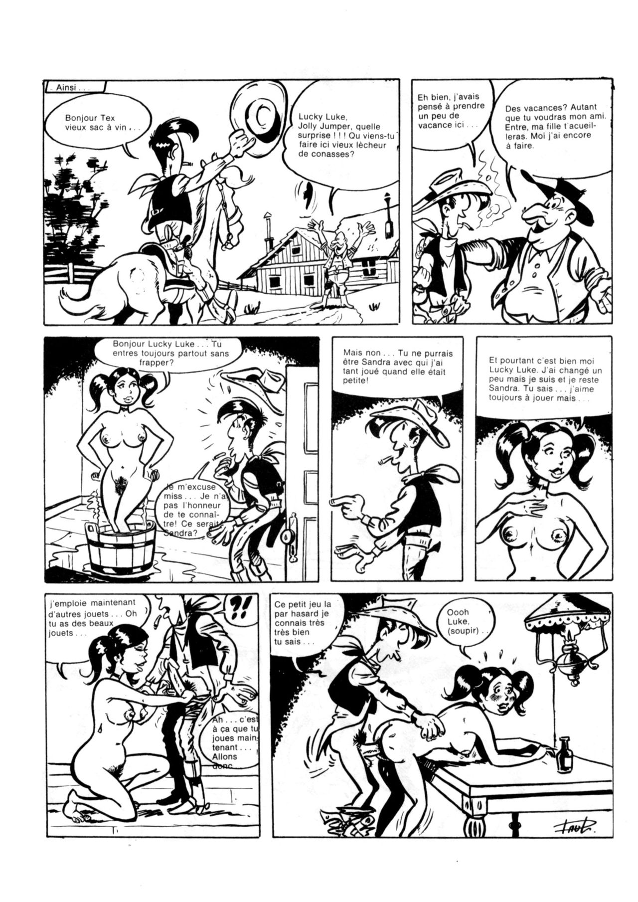 Schuurmans Les aventures sexuelles de Lucky Luke numero d'image 23
