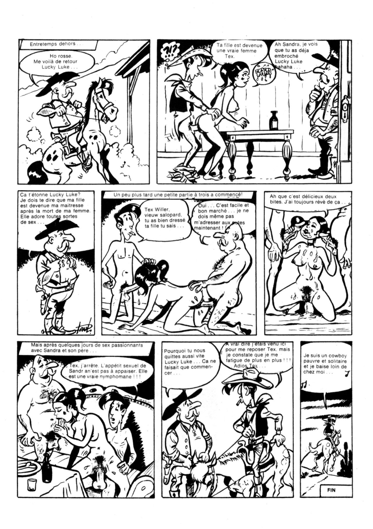 Schuurmans Les aventures sexuelles de Lucky Luke numero d'image 24