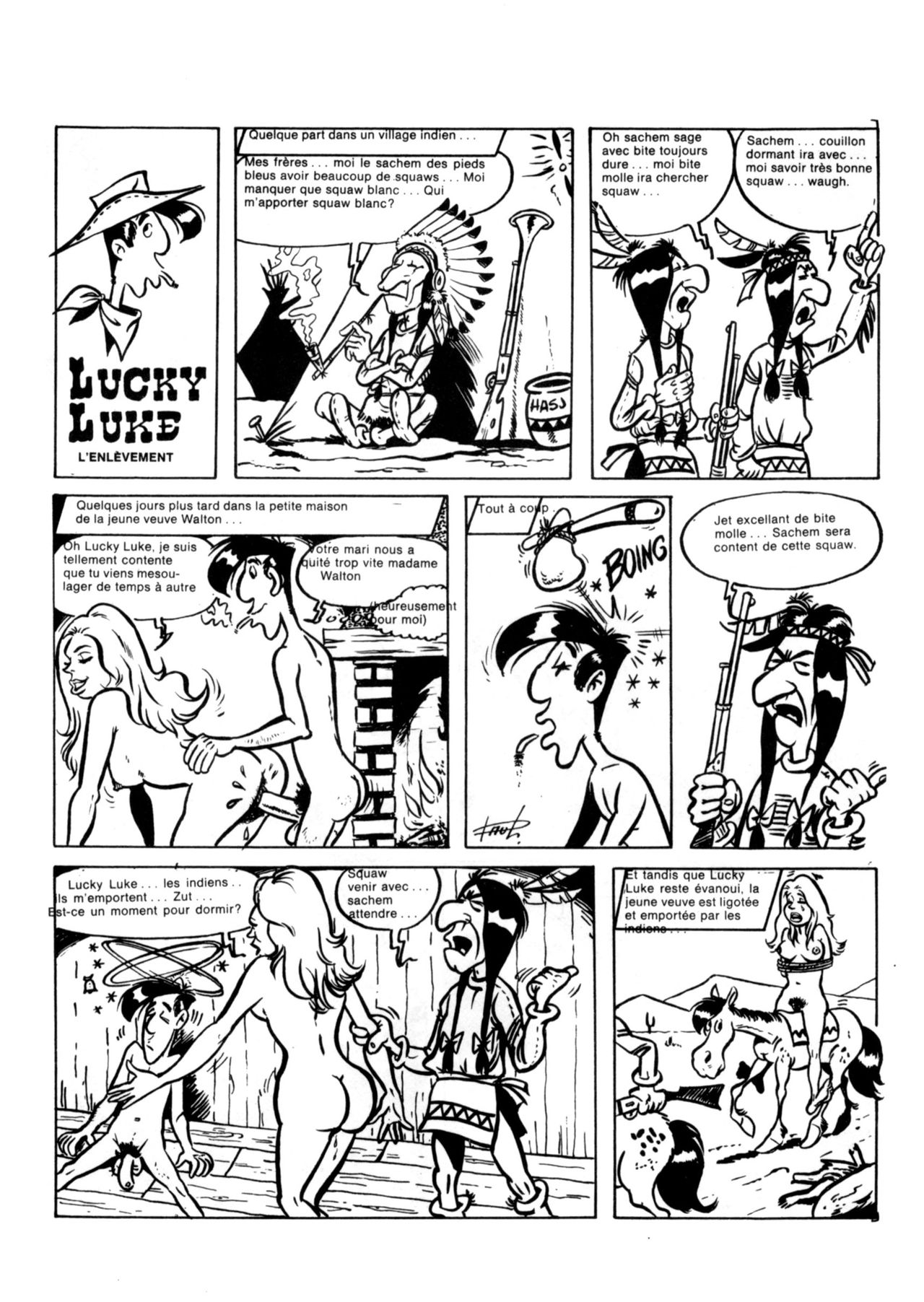 Schuurmans Les aventures sexuelles de Lucky Luke numero d'image 25