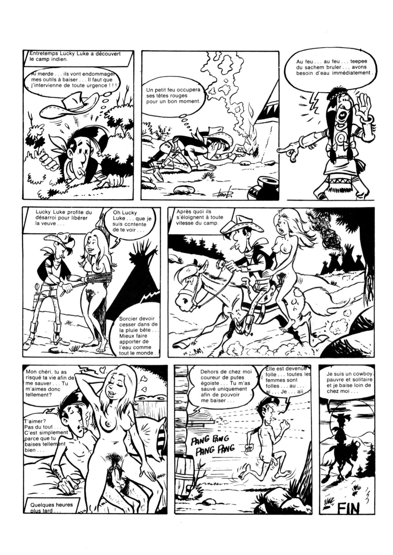 Schuurmans Les aventures sexuelles de Lucky Luke numero d'image 27