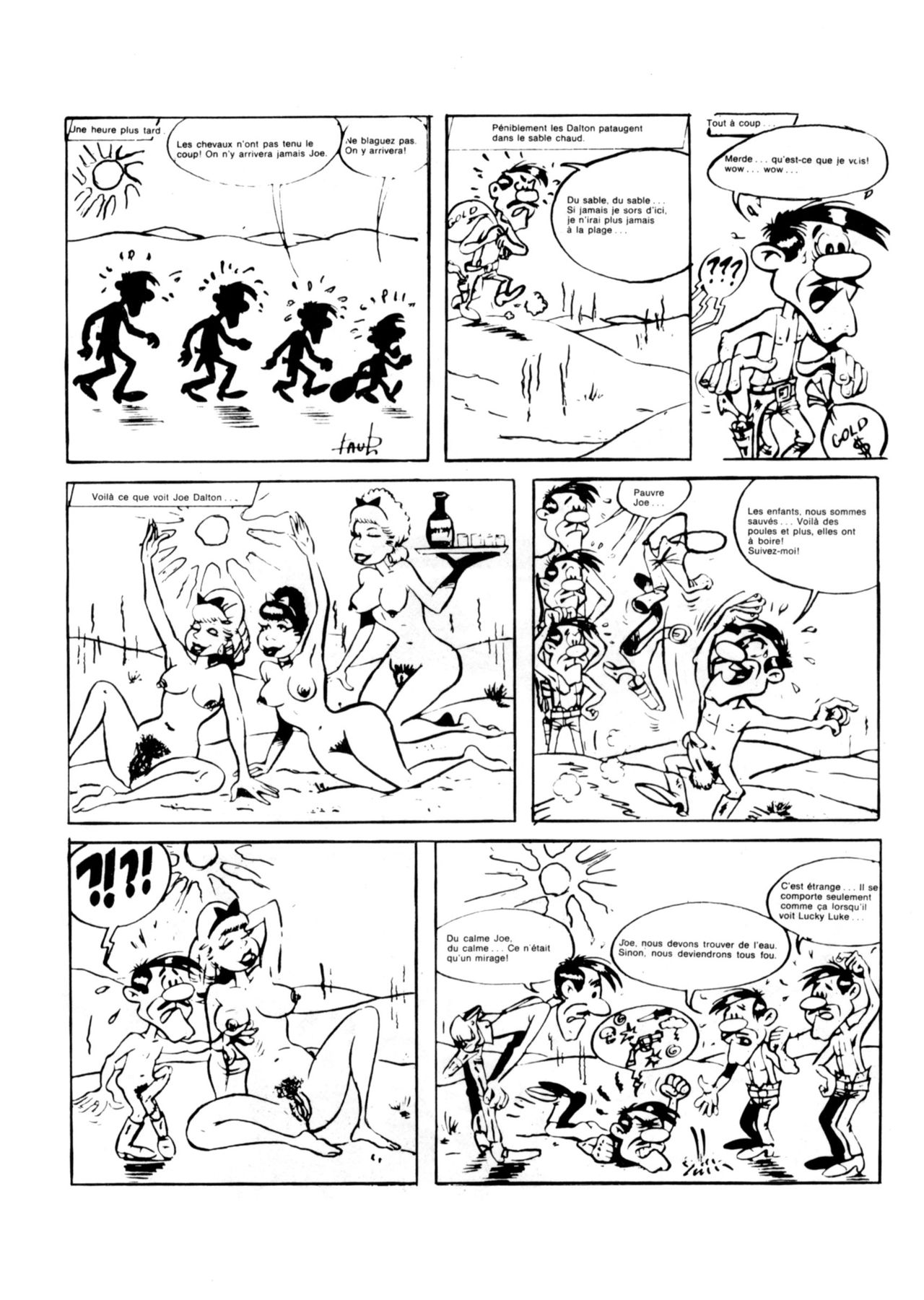Schuurmans Les aventures sexuelles de Lucky Luke numero d'image 29