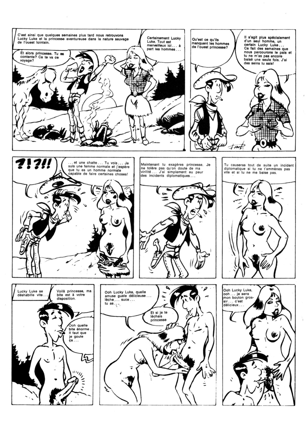 Schuurmans Les aventures sexuelles de Lucky Luke numero d'image 32