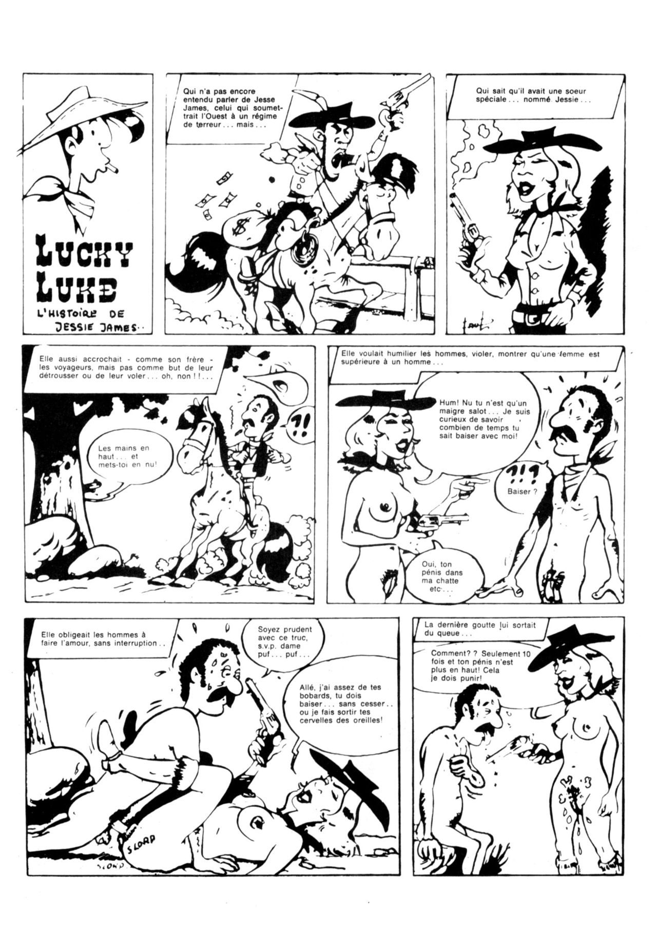 Schuurmans Les aventures sexuelles de Lucky Luke numero d'image 34