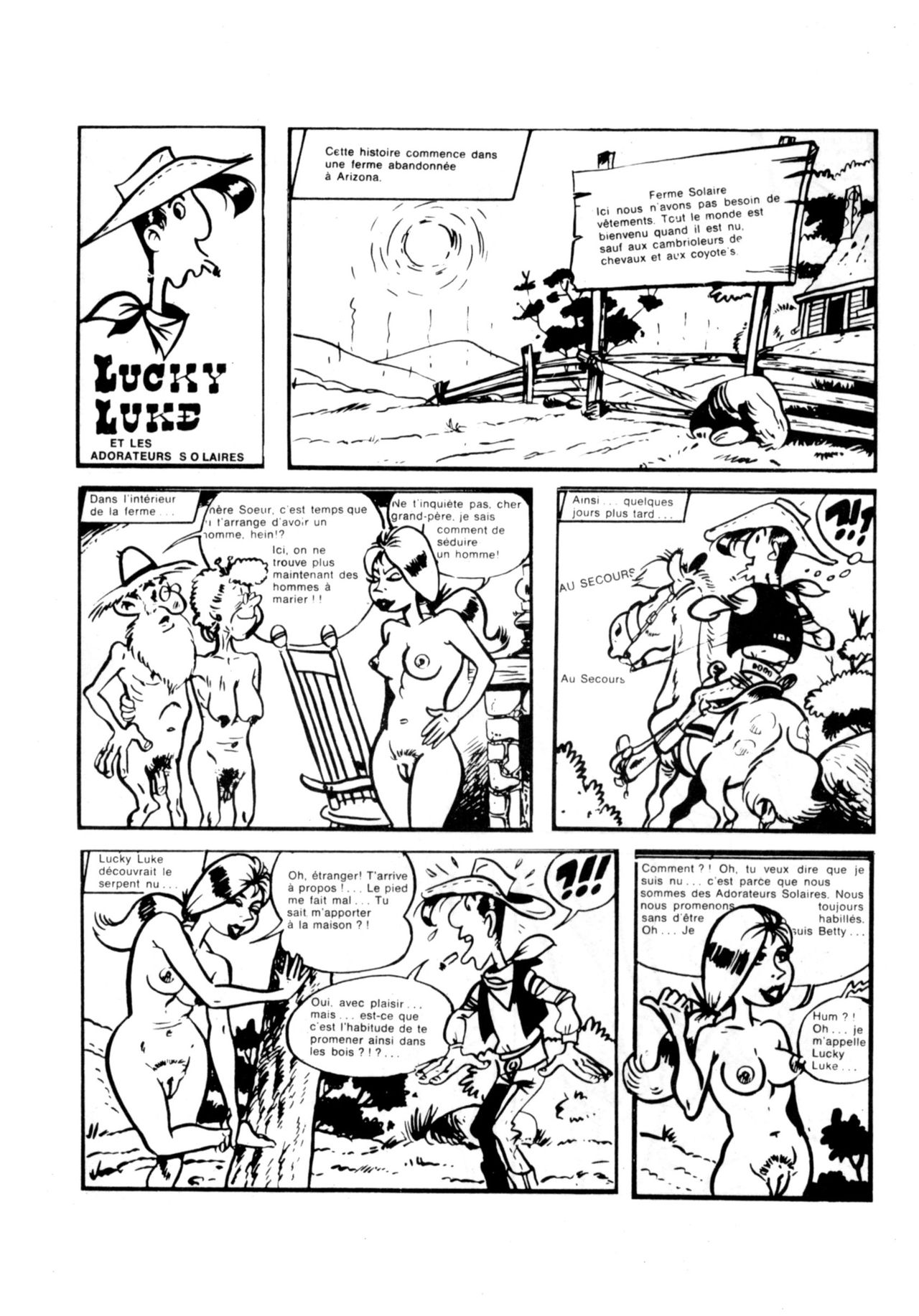 Schuurmans Les aventures sexuelles de Lucky Luke numero d'image 37