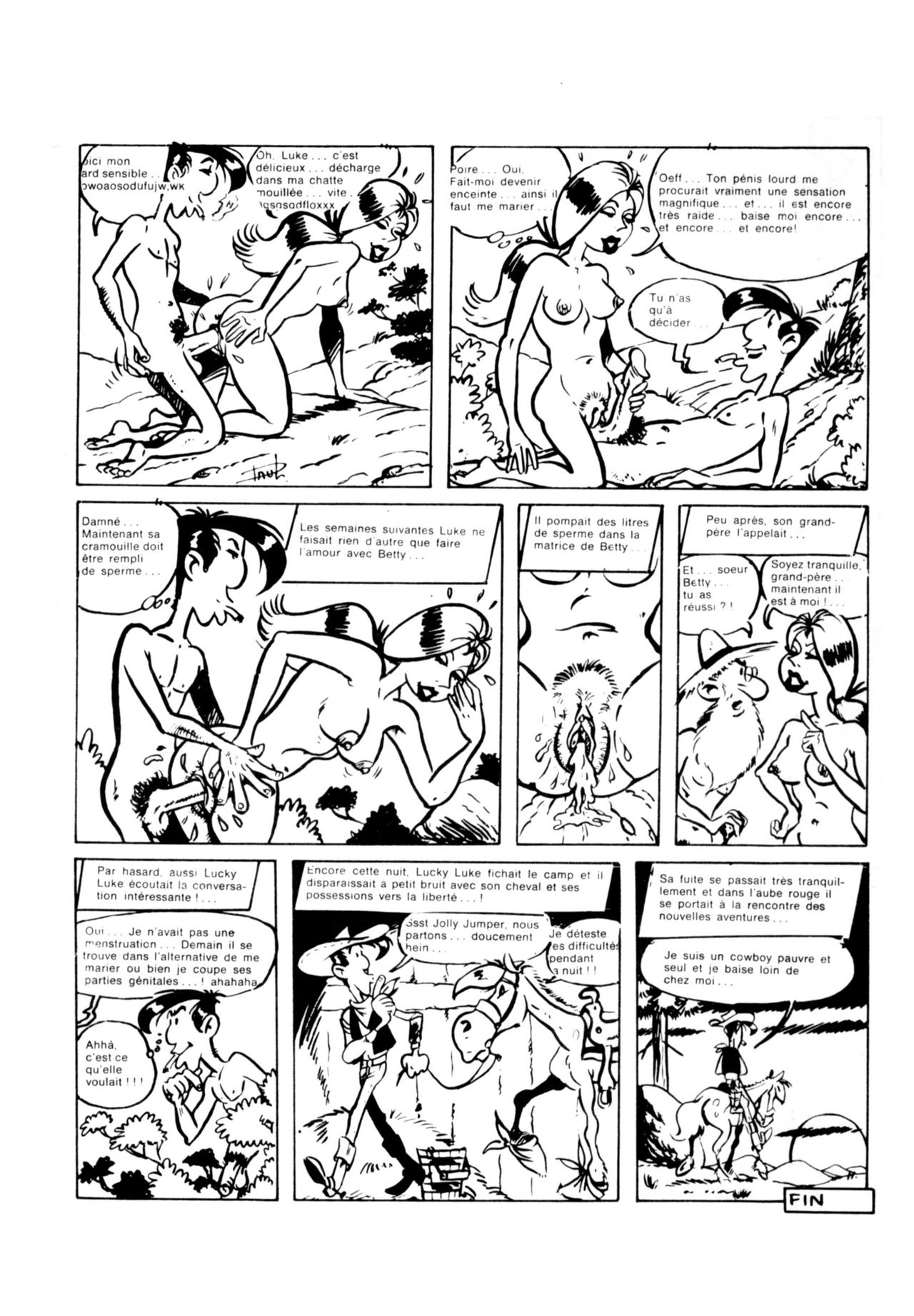 Schuurmans Les aventures sexuelles de Lucky Luke numero d'image 39