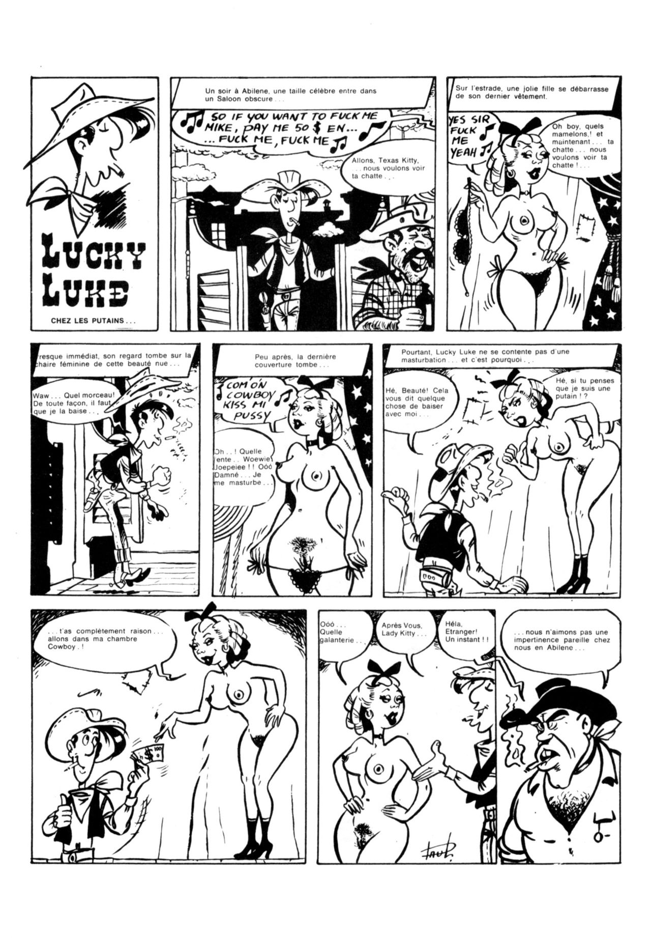 Schuurmans Les aventures sexuelles de Lucky Luke numero d'image 40
