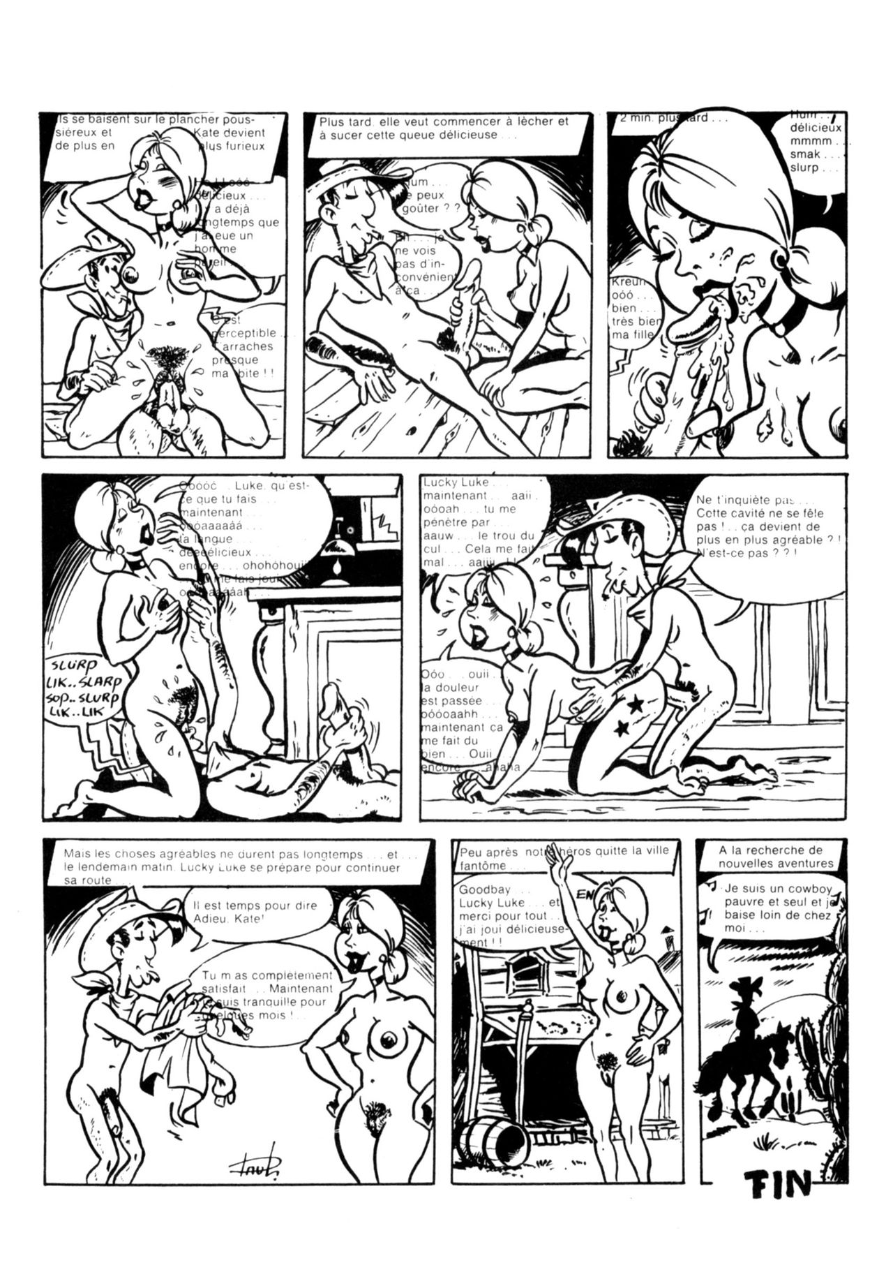 Schuurmans Les aventures sexuelles de Lucky Luke numero d'image 46