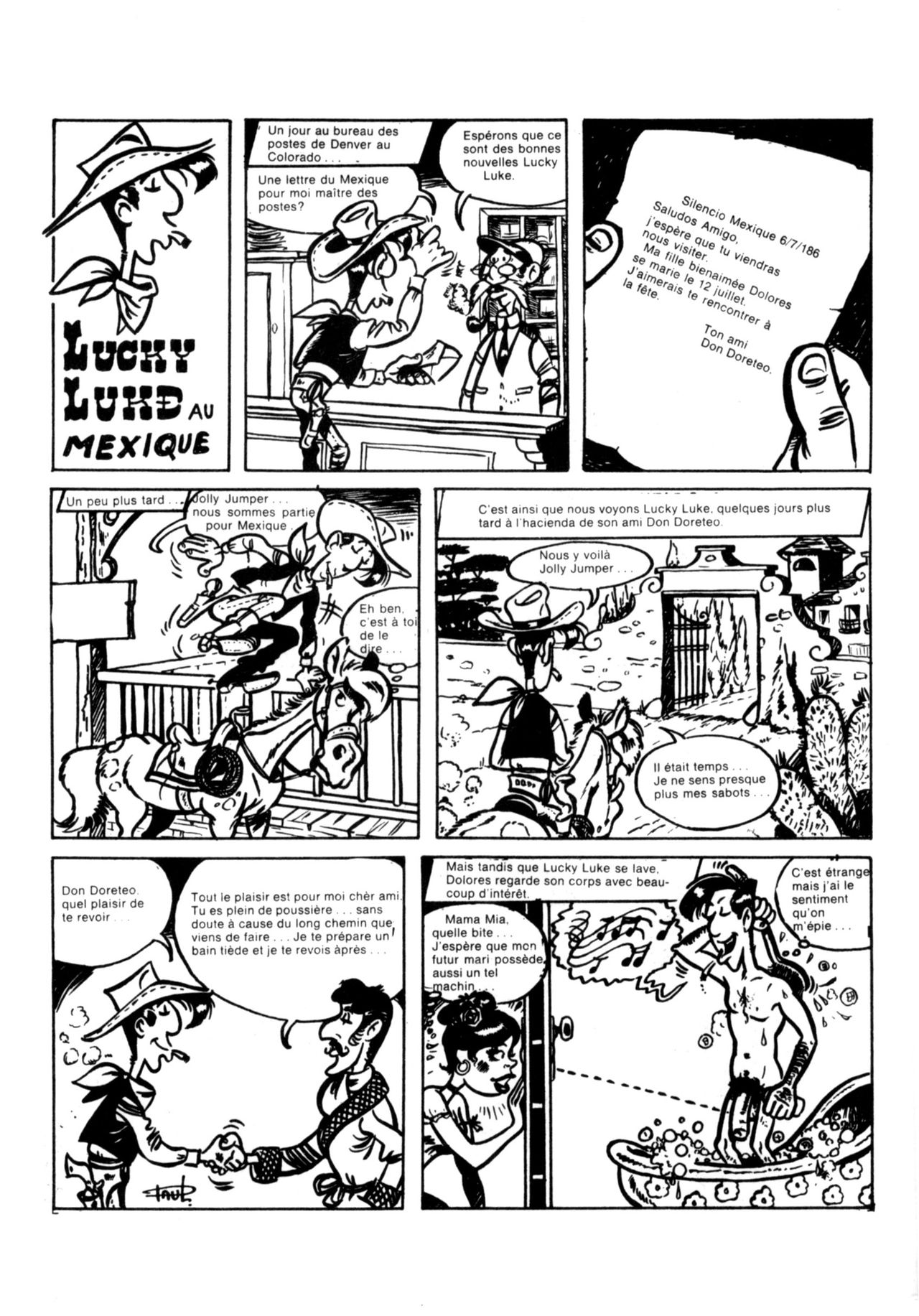 Schuurmans Les aventures sexuelles de Lucky Luke numero d'image 50