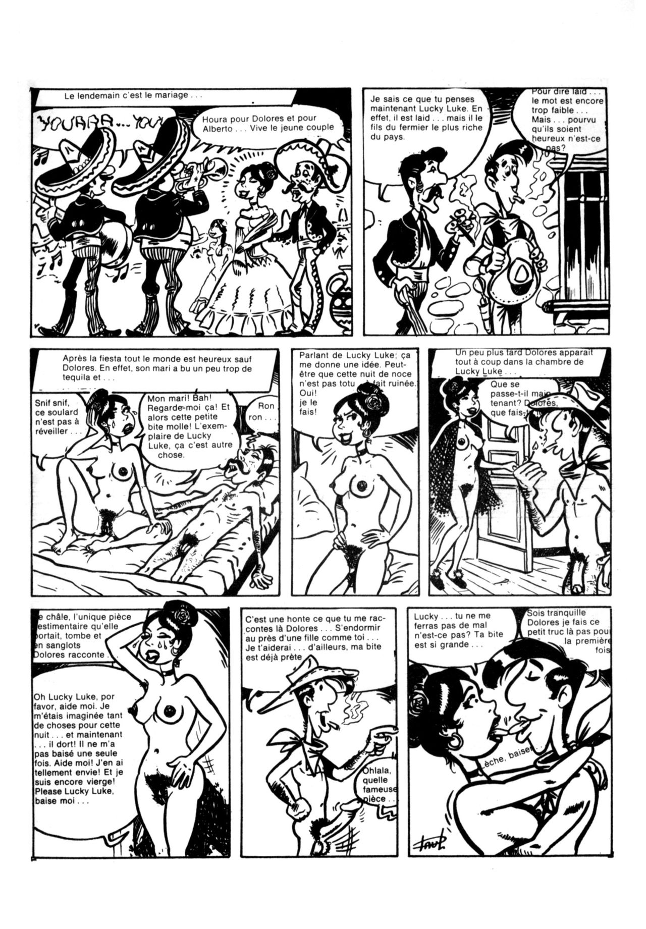 Schuurmans Les aventures sexuelles de Lucky Luke numero d'image 51