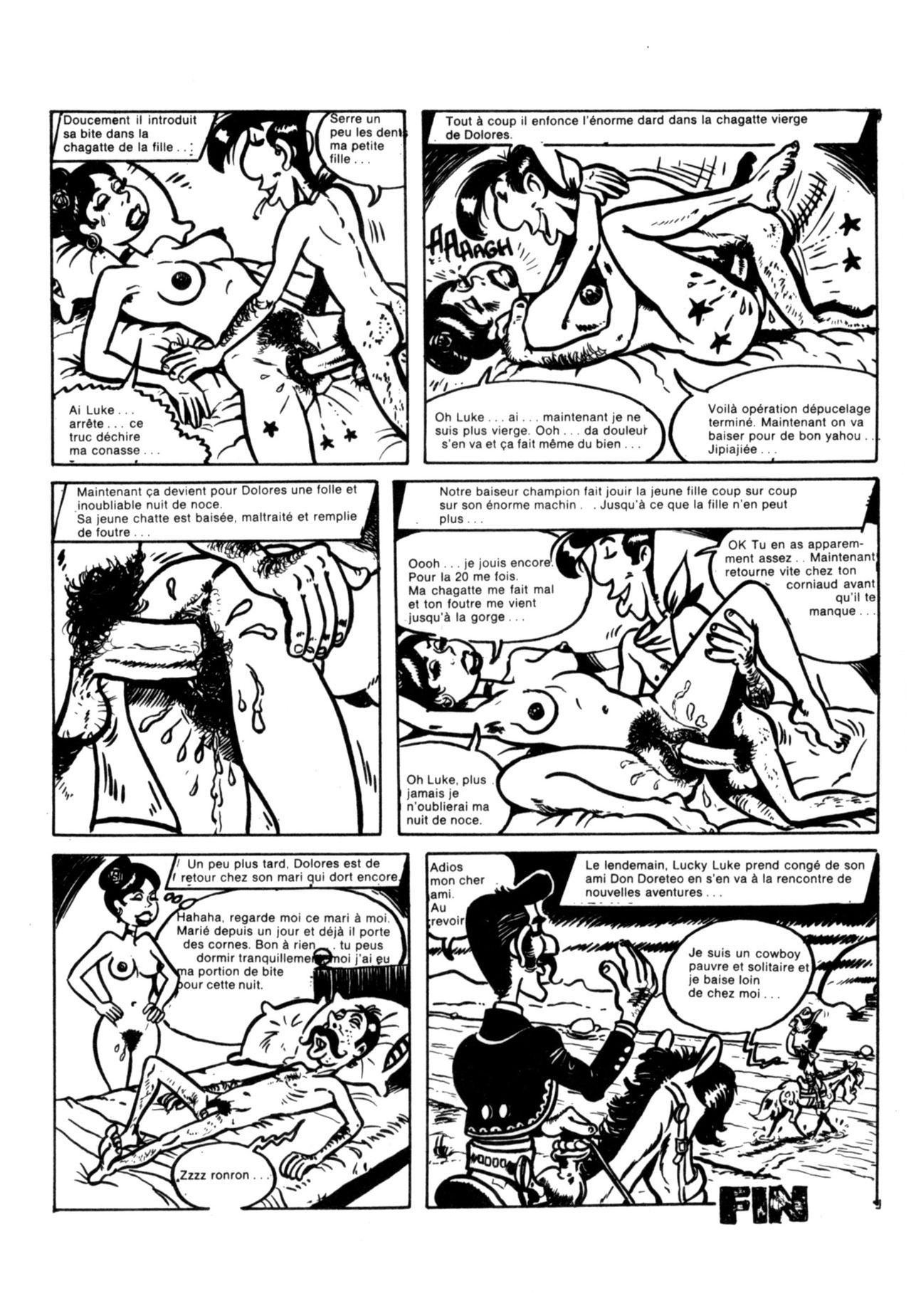Schuurmans Les aventures sexuelles de Lucky Luke numero d'image 52