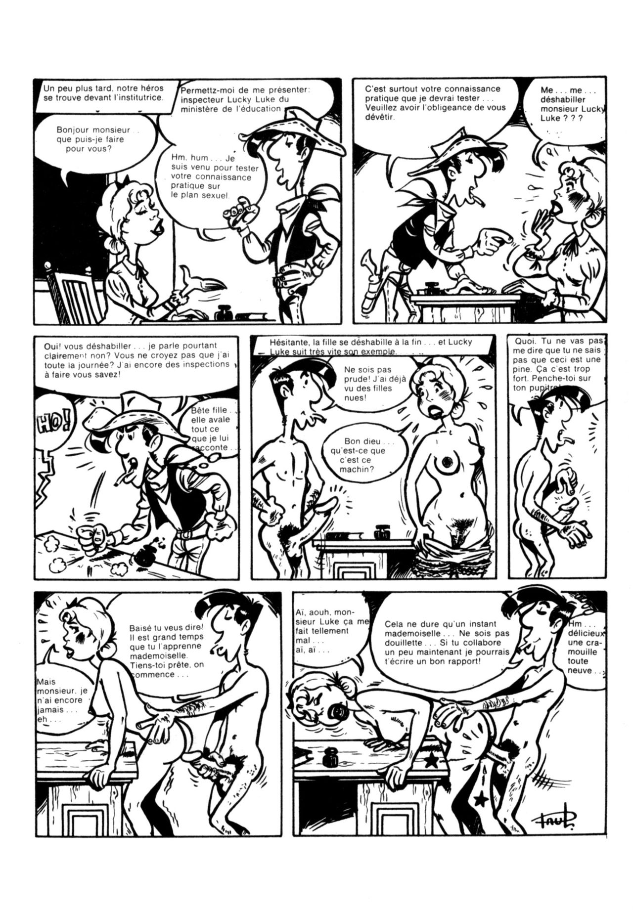Schuurmans Les aventures sexuelles de Lucky Luke numero d'image 54