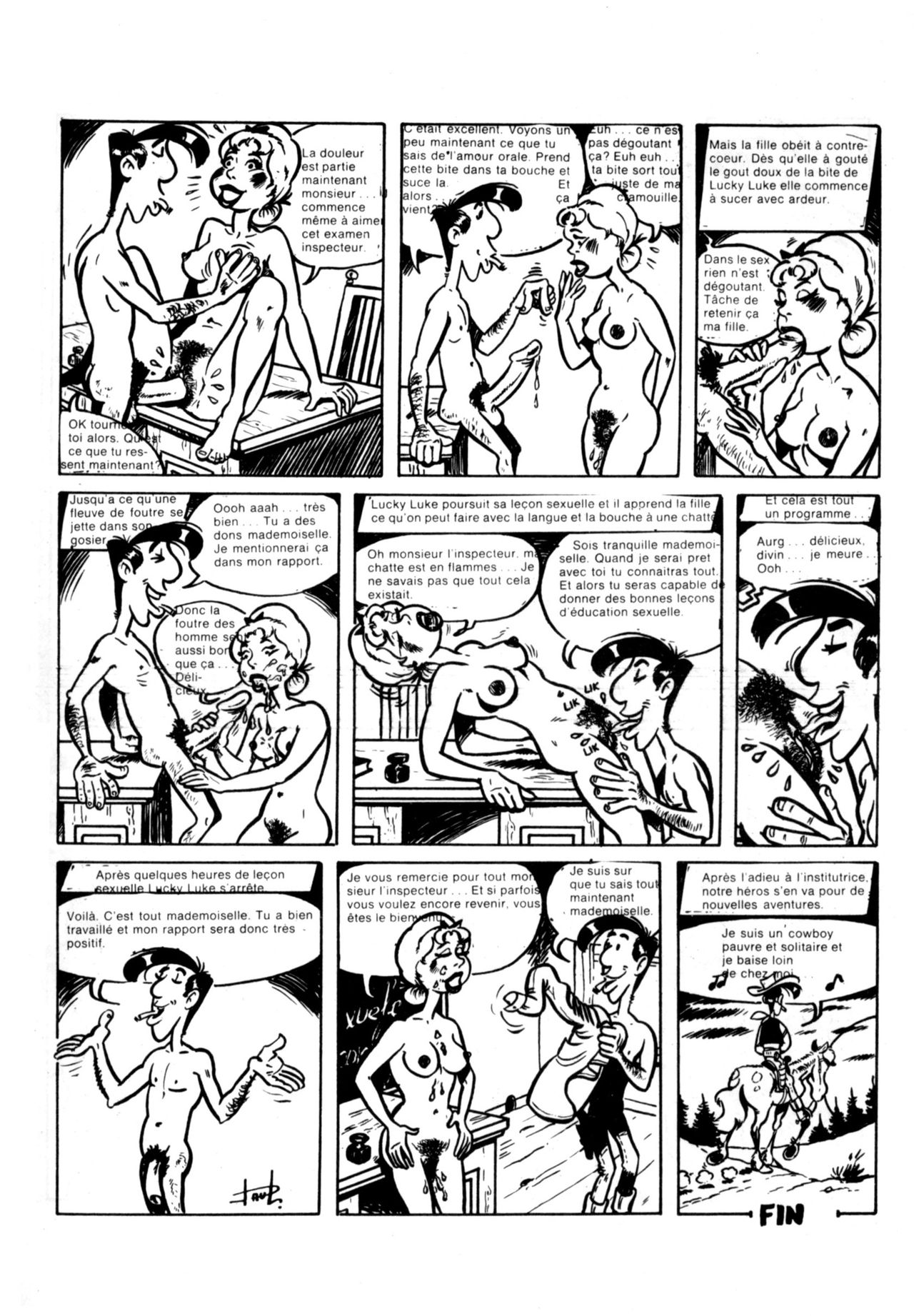 Schuurmans Les aventures sexuelles de Lucky Luke numero d'image 55
