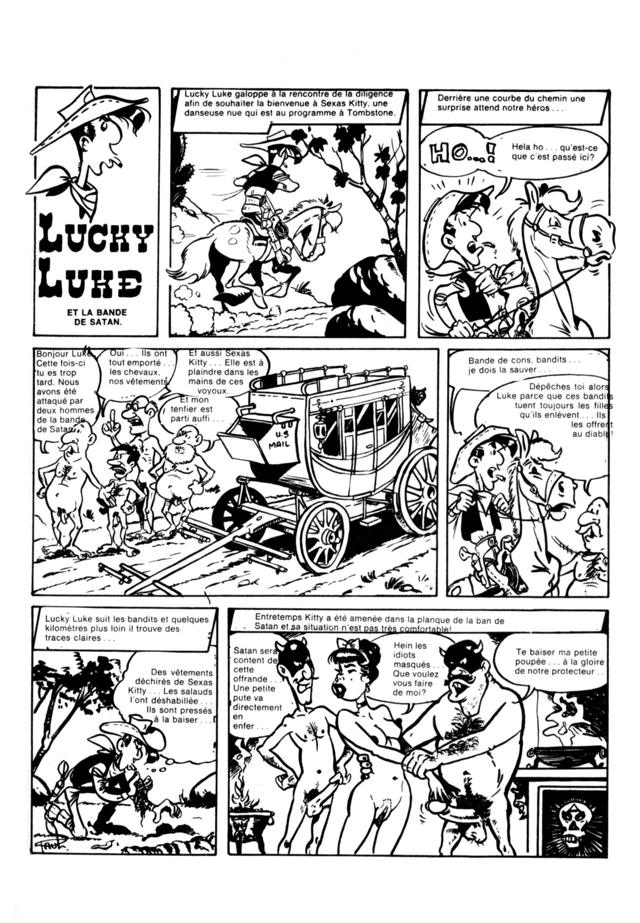Schuurmans Les aventures sexuelles de Lucky Luke numero d'image 59