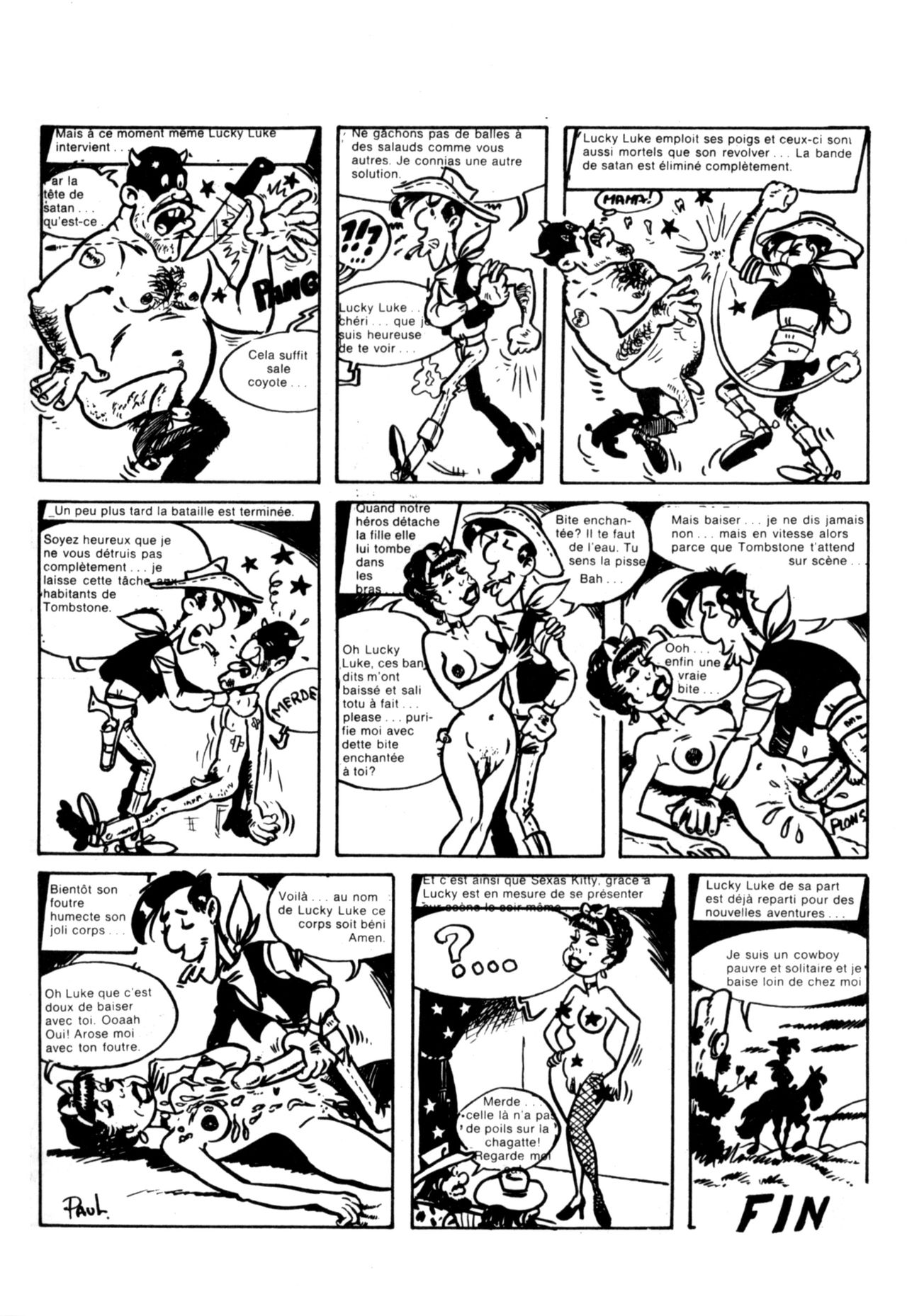 Schuurmans Les aventures sexuelles de Lucky Luke numero d'image 61