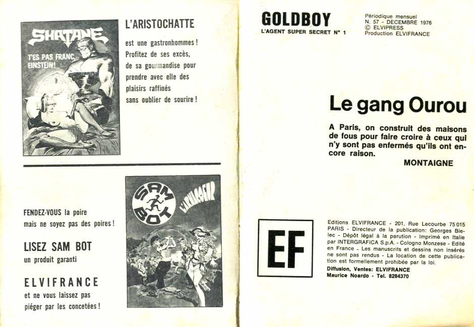 PFA - Goldboy 57 - Le gang Ourou numero d'image 1