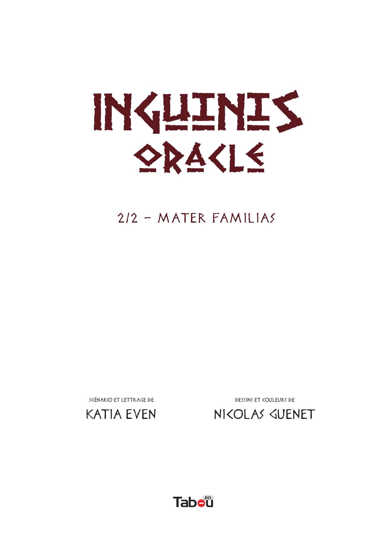 Inguinis Oracle - Volume 2 - Mater familias numero d'image 2