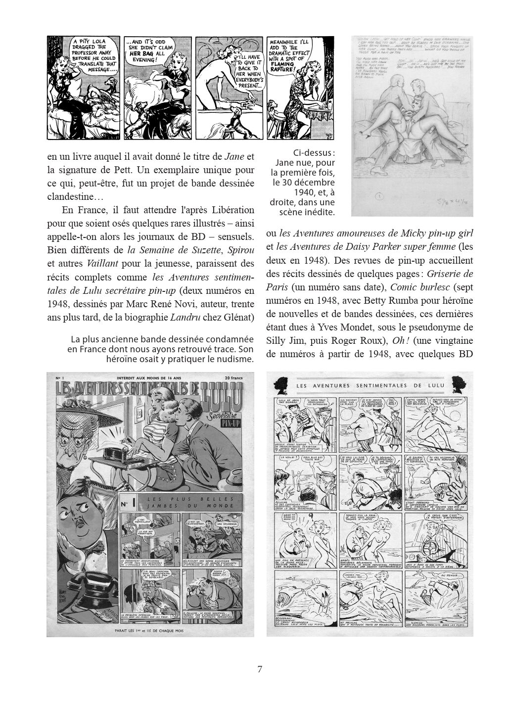 Panorama de la bande dessinee erotique clandestine numero d'image 6