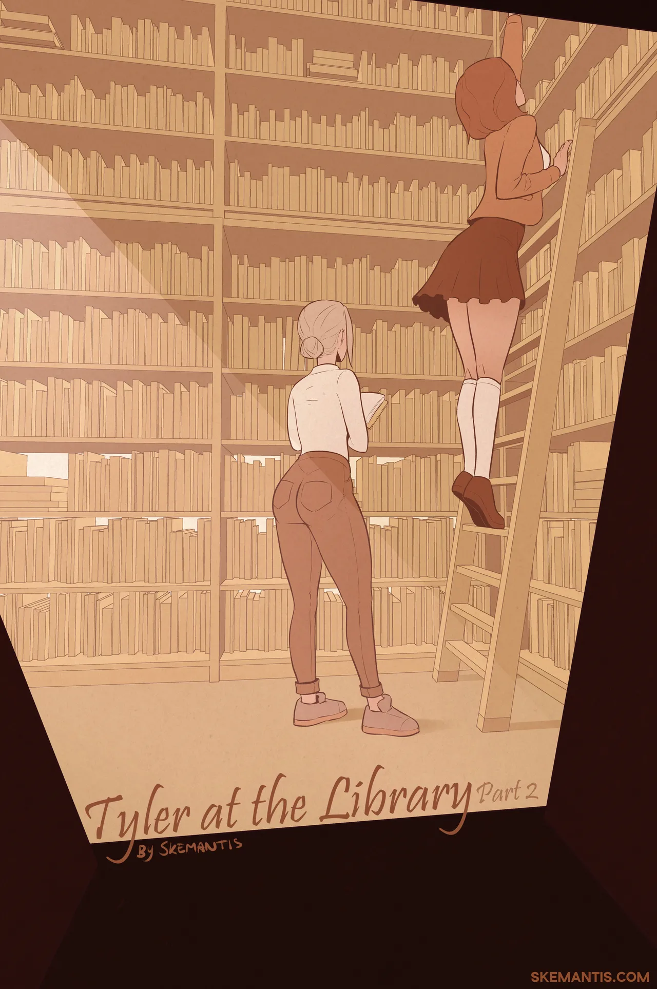Tyler at the library Part.2
