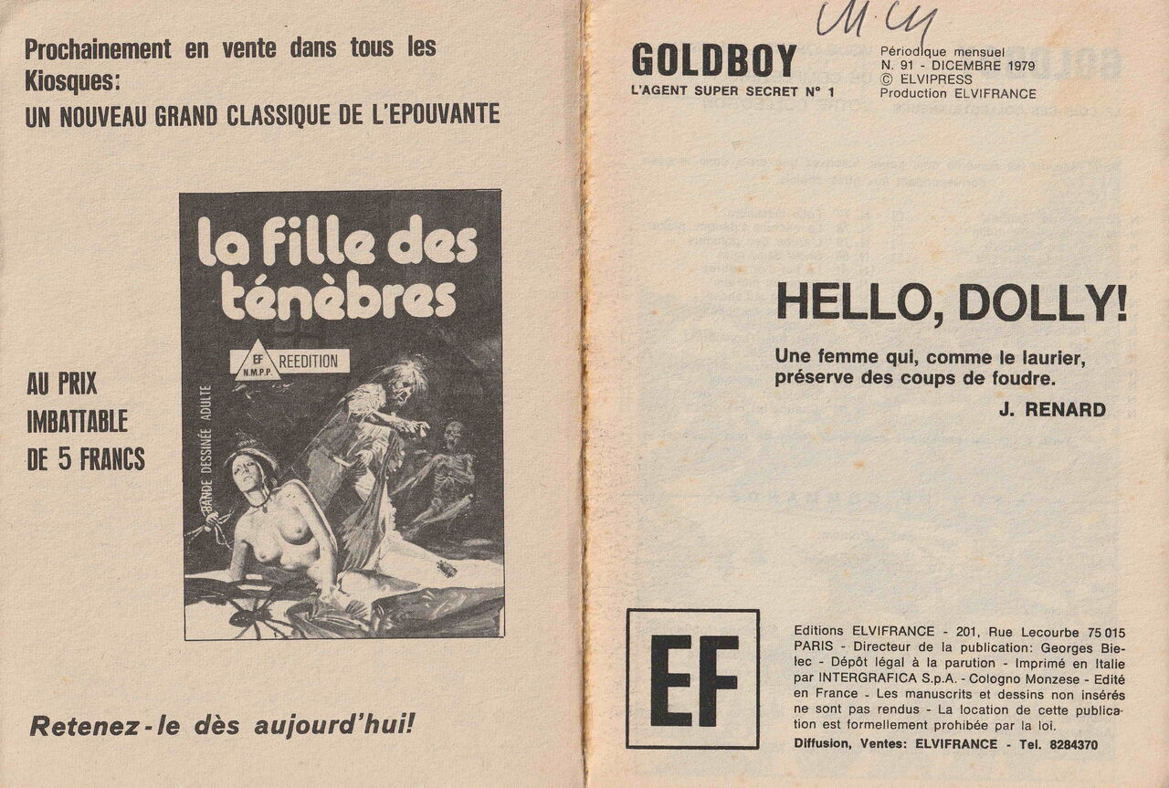 GoldBoy 91 - Hello Dolly numero d'image 1