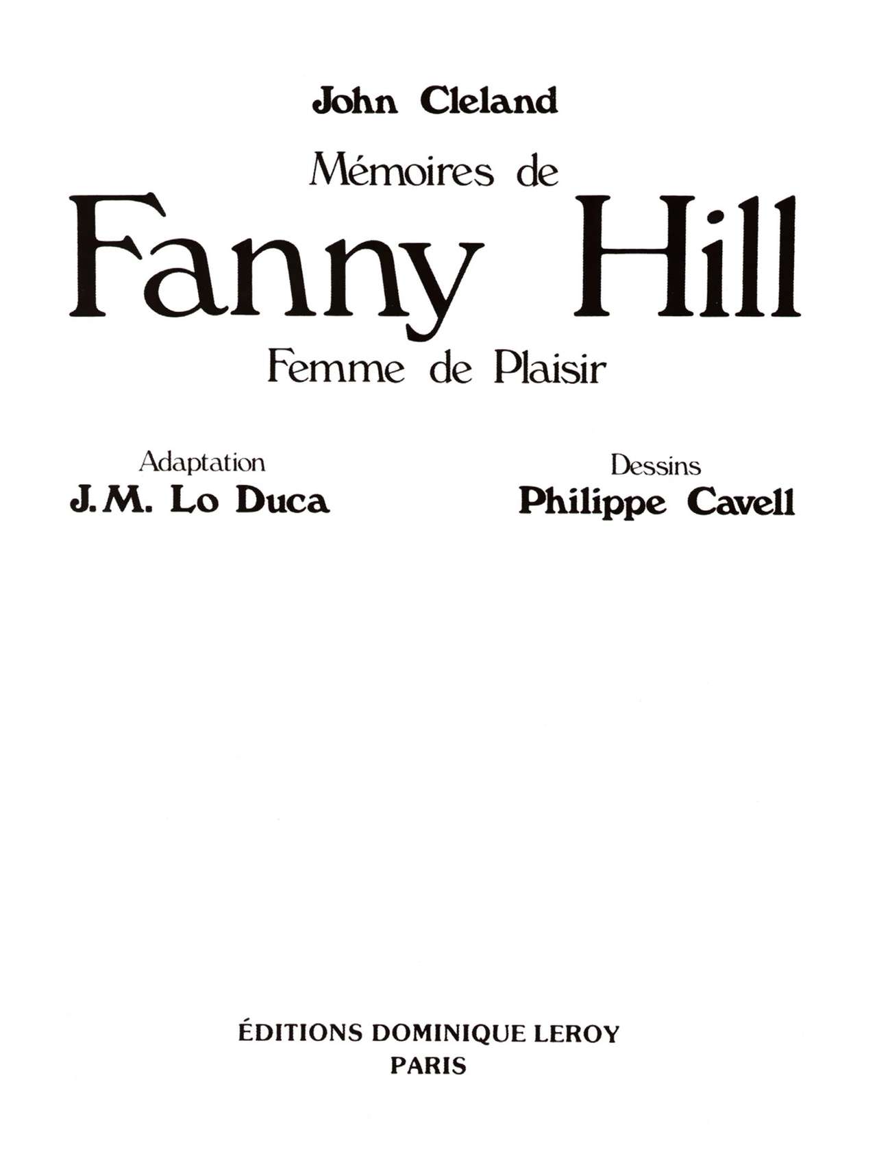 Fanny Hill numero d'image 3