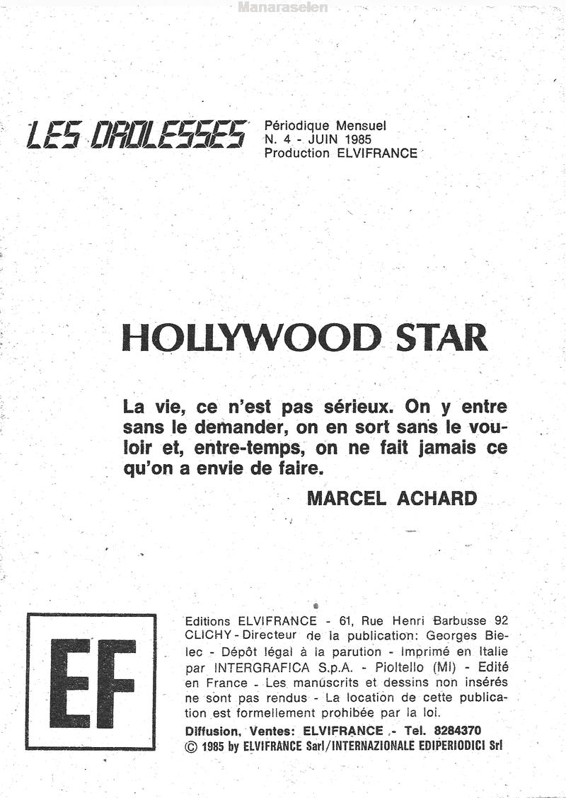 Elvifrance - Les drolesses - 004 - Hollywood star numero d'image 2