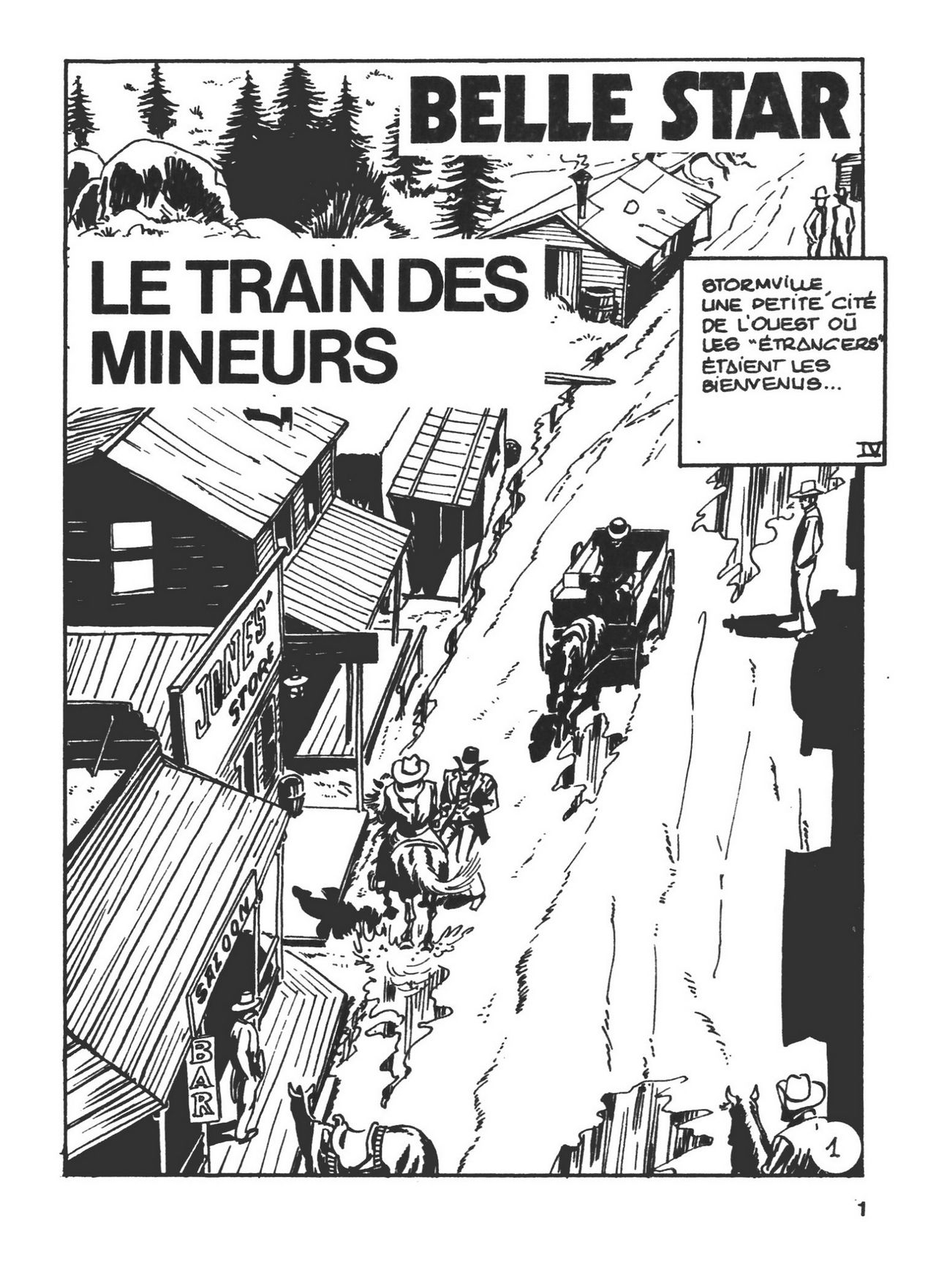 Erospoche - Belle Star - T04 - Le Train des Mineurs numero d'image 1