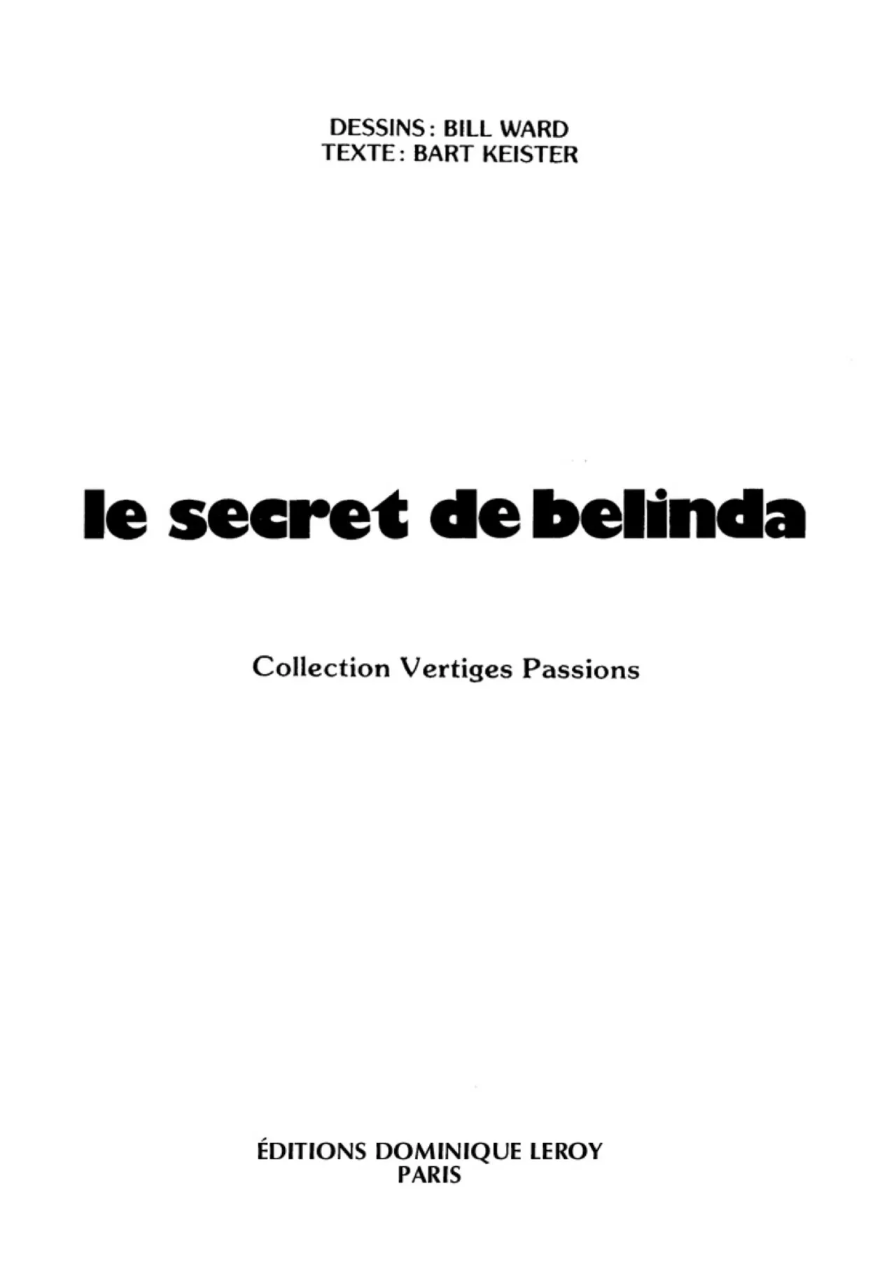 Le secret de Belinda numero d'image 2