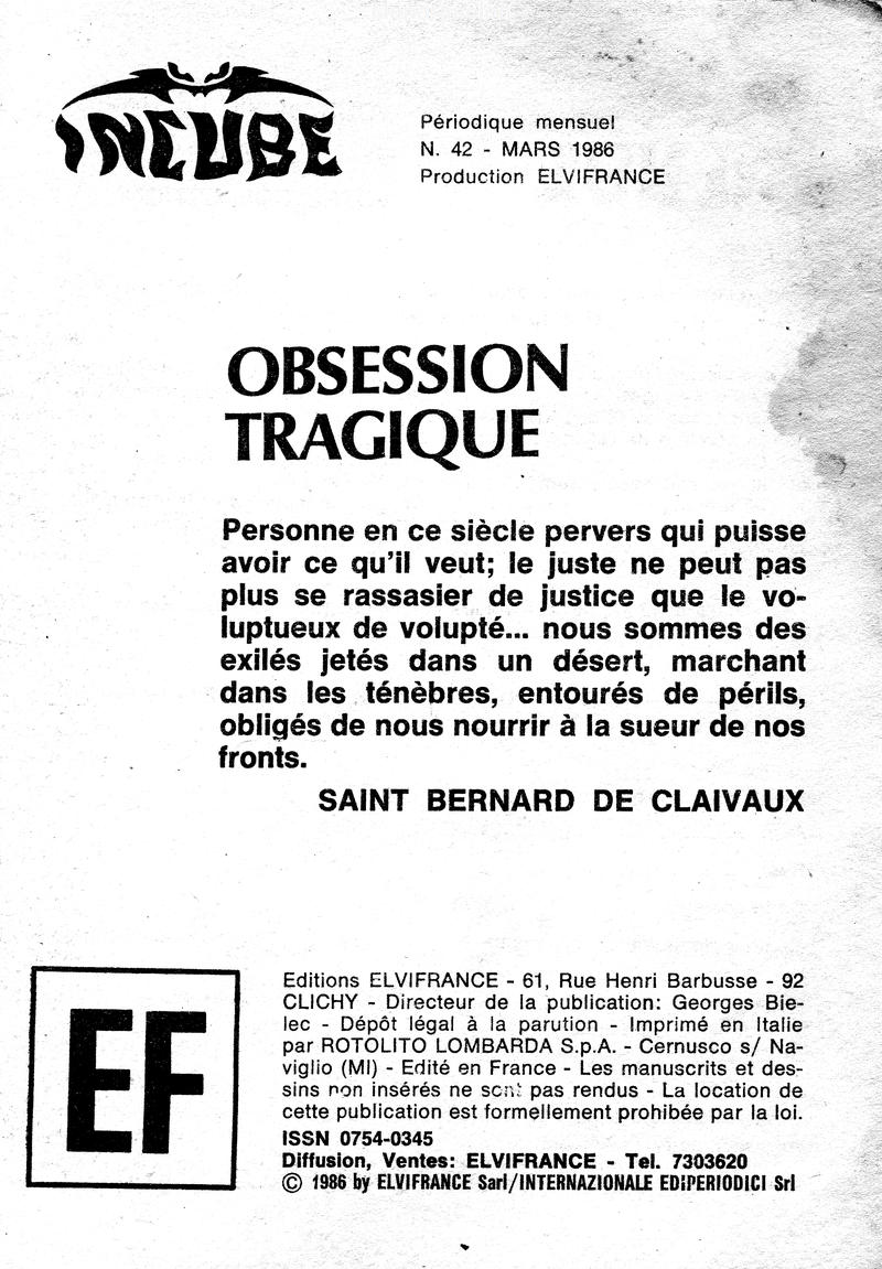 Elvifrance - Incube - 042 - Obsession tragique numero d'image 2