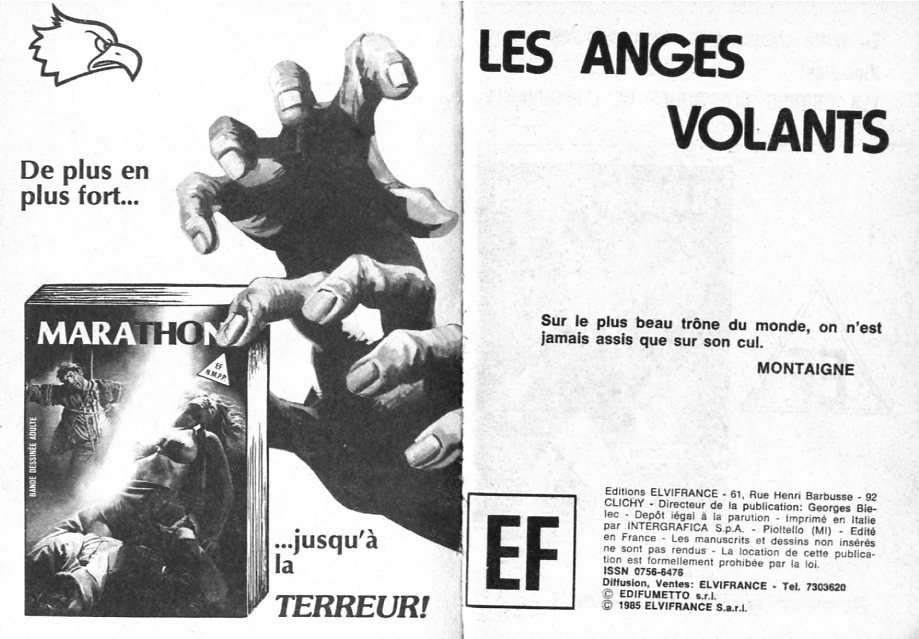 PFA - Elvifrance - Satires 70 Les anges volants - b Pour une poignée de globules numero d'image 1