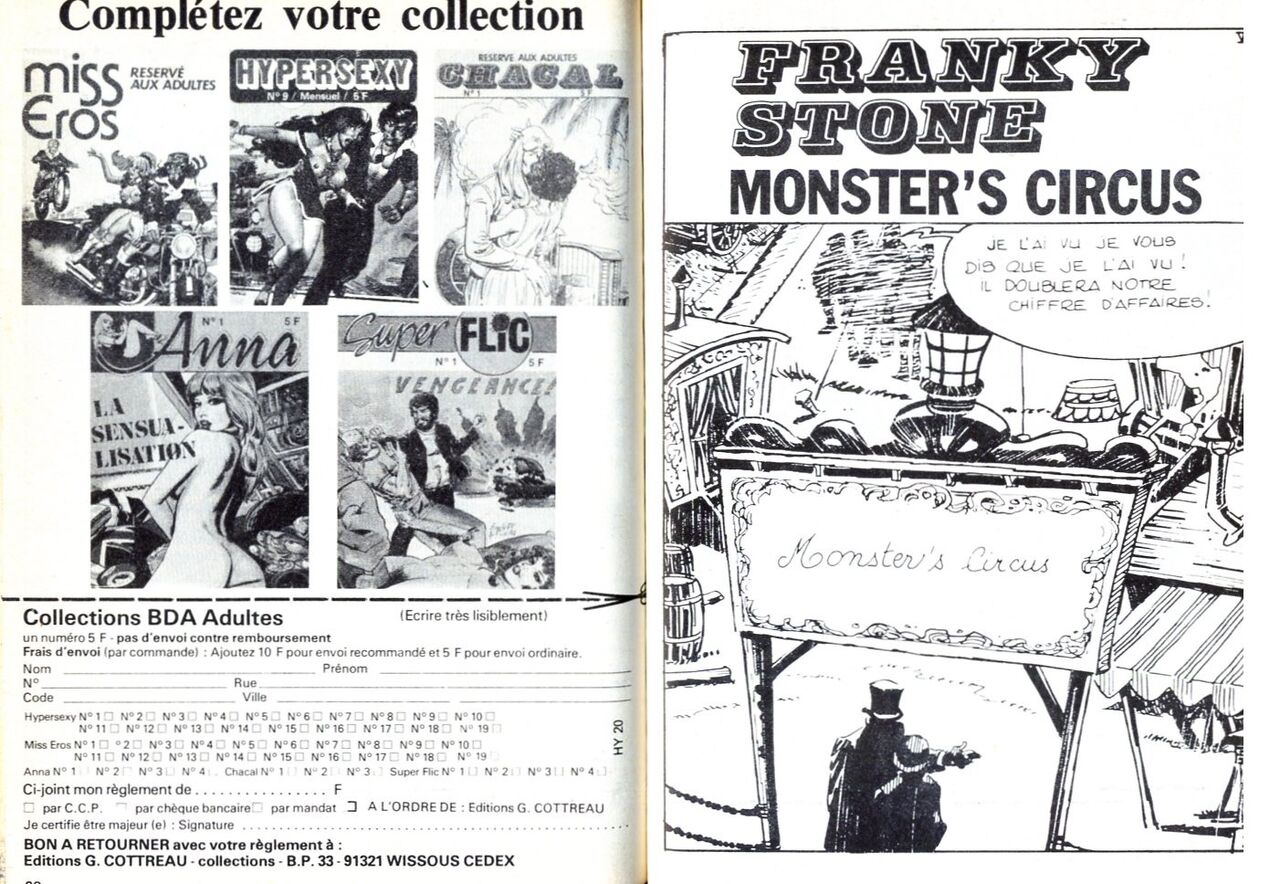 PFA - Hypersexy 20 Magnum La dame au voile noir - b Franky Stone Monsters story numero d'image 35