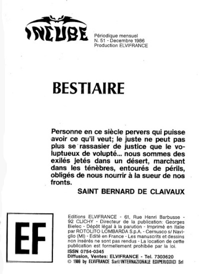 Elvifrance - Incube - 51 - Bestiaire numero d'image 2