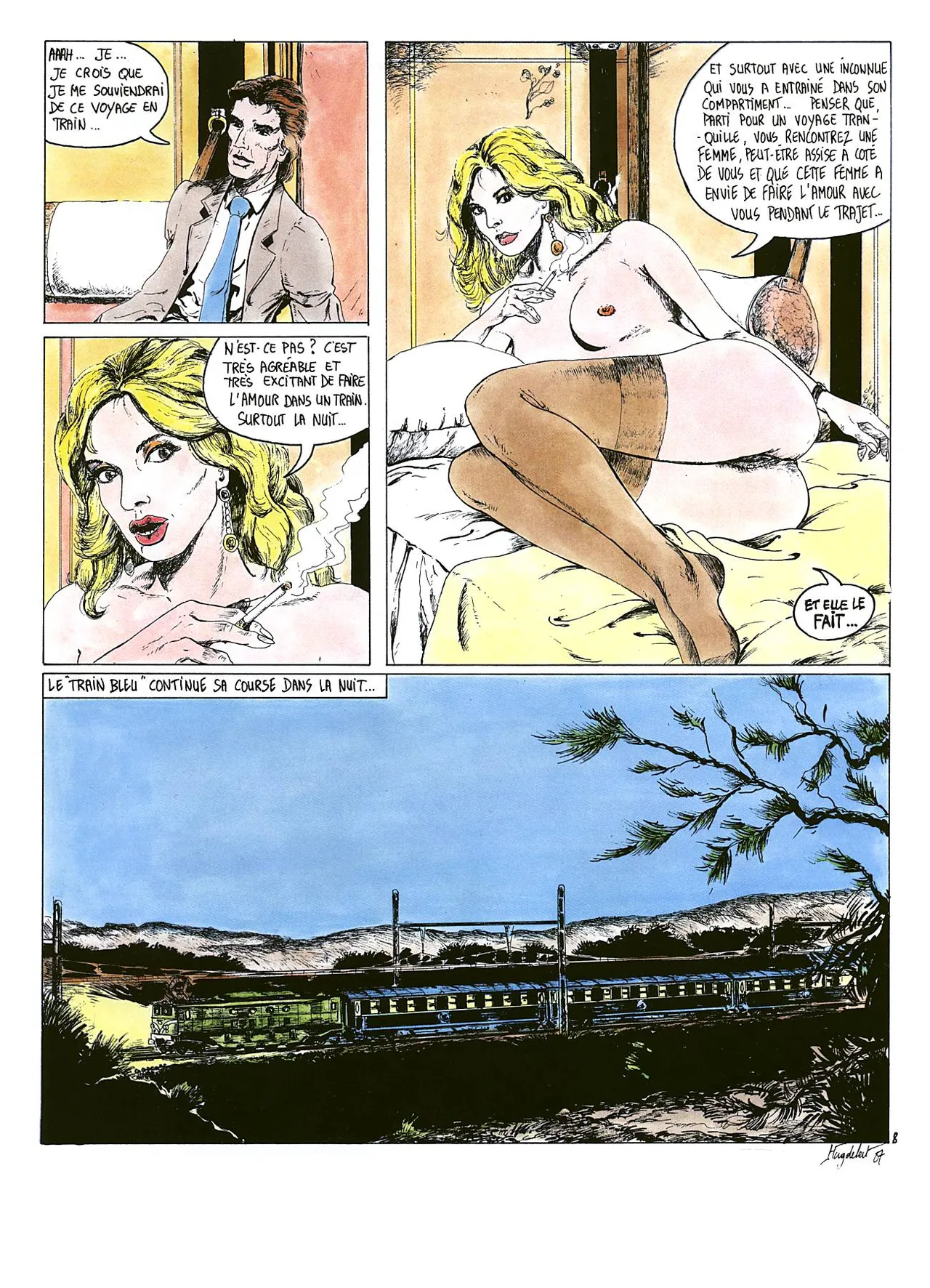 Hugdebert  - Train de nuit 1 numero d'image 8