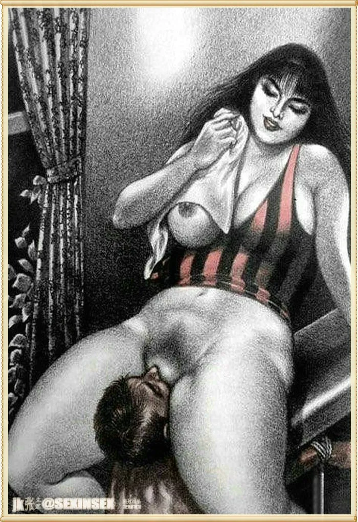 EROTIC FACE SITTING DRAWING 2 numero d'image 37